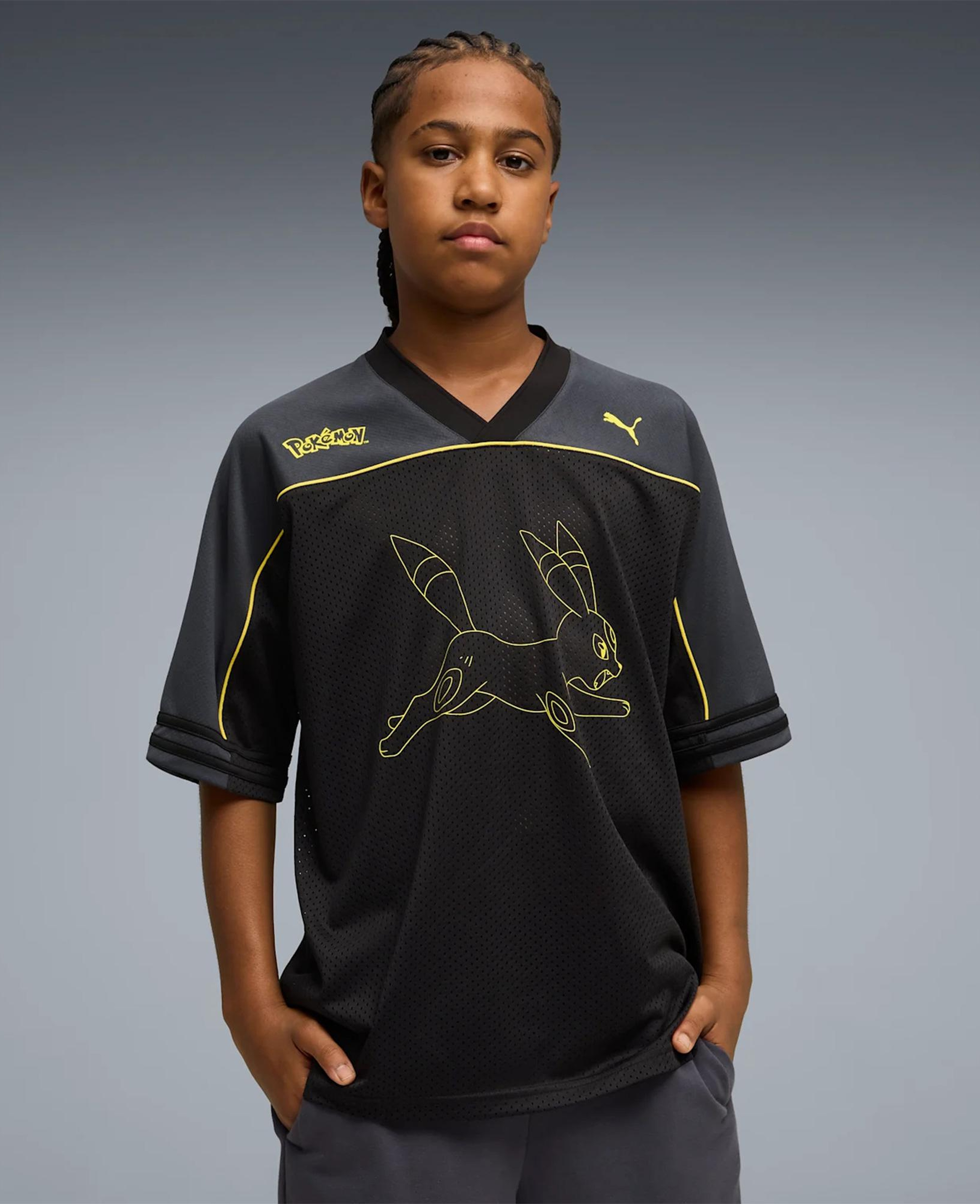 Puma X Pokemon Çocuk Siyah Forma