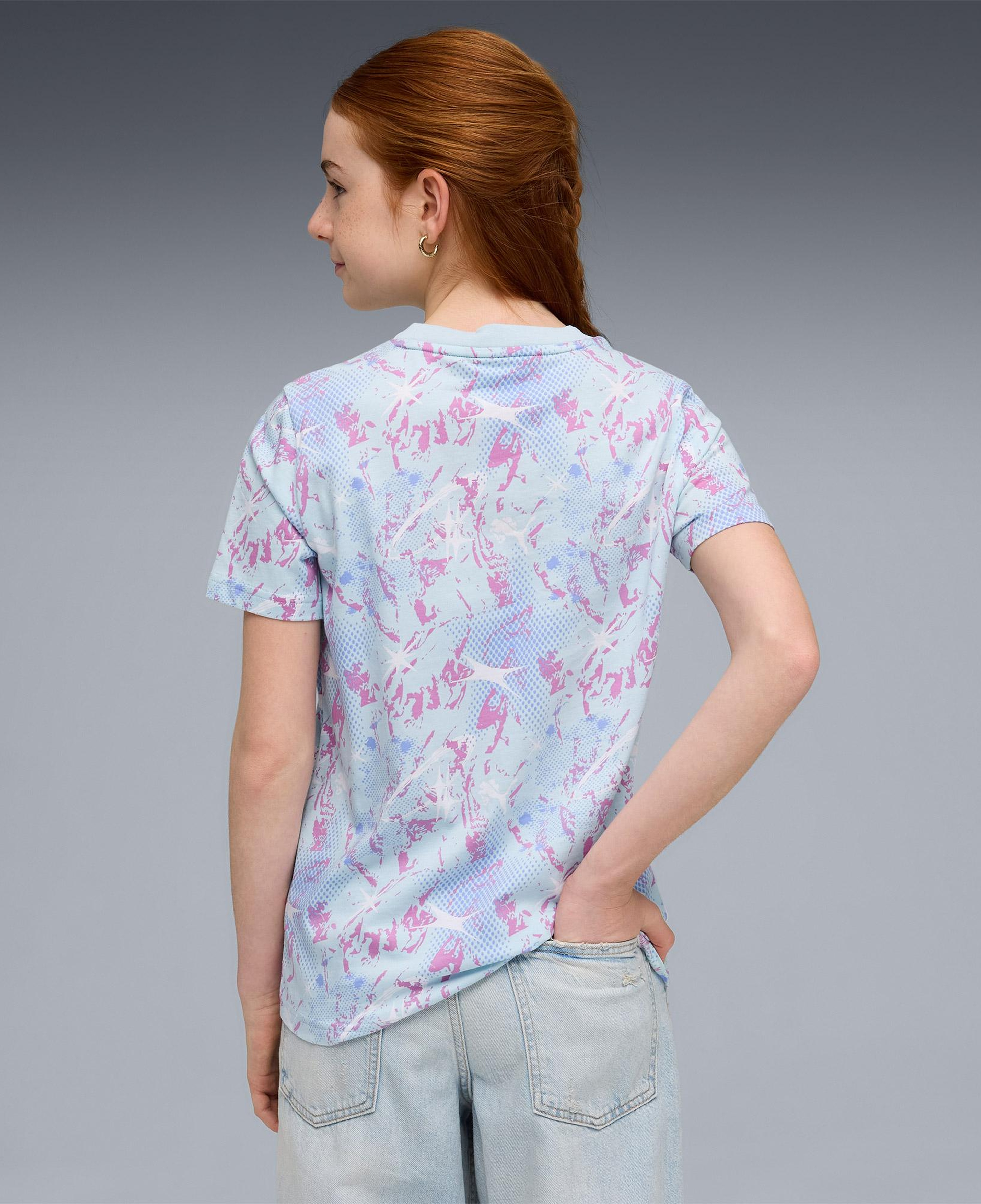 Puma Tweenerverse Çocuk Mavi T-Shirt