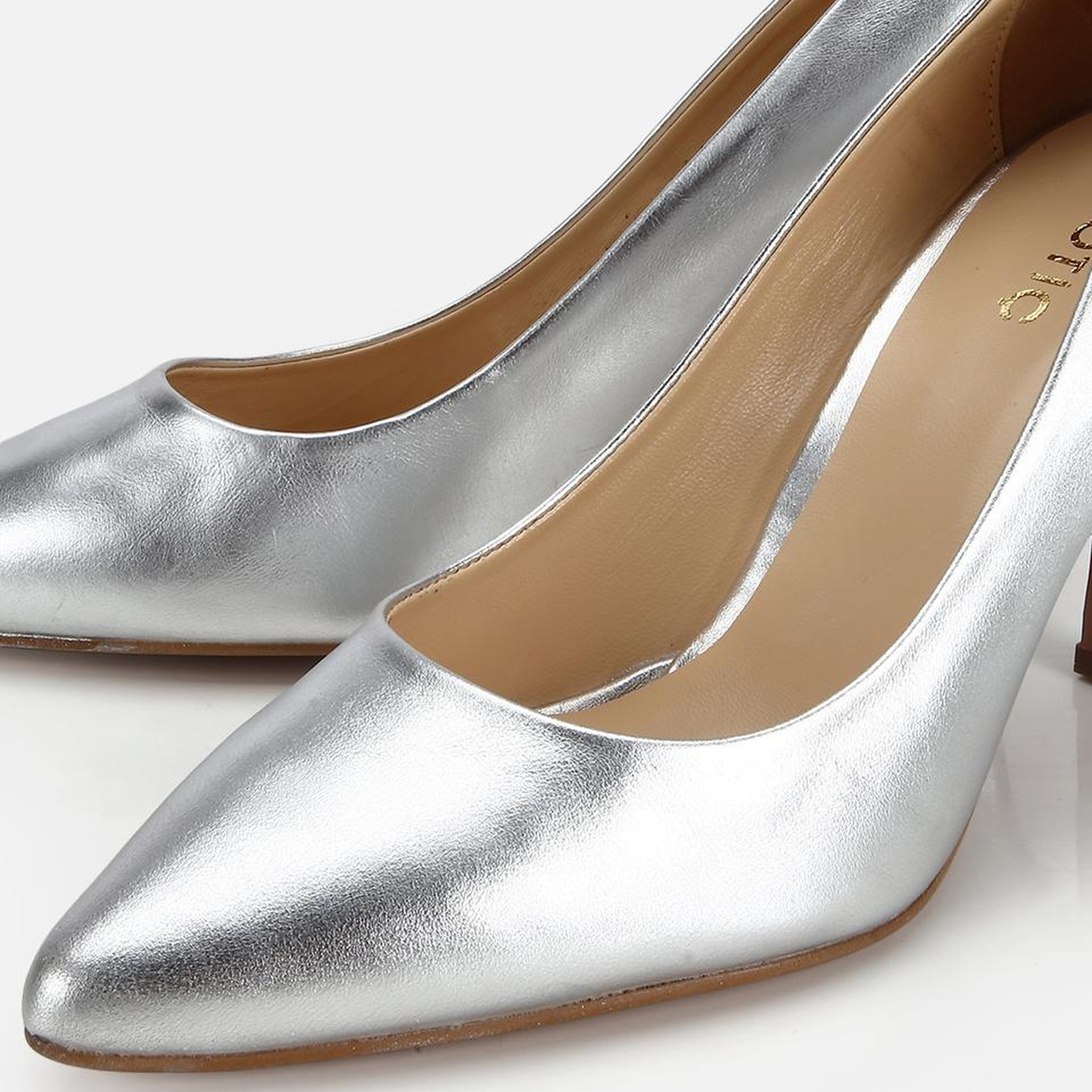 Kadın Deri Lame Yumuşak Dokulu Stiletto