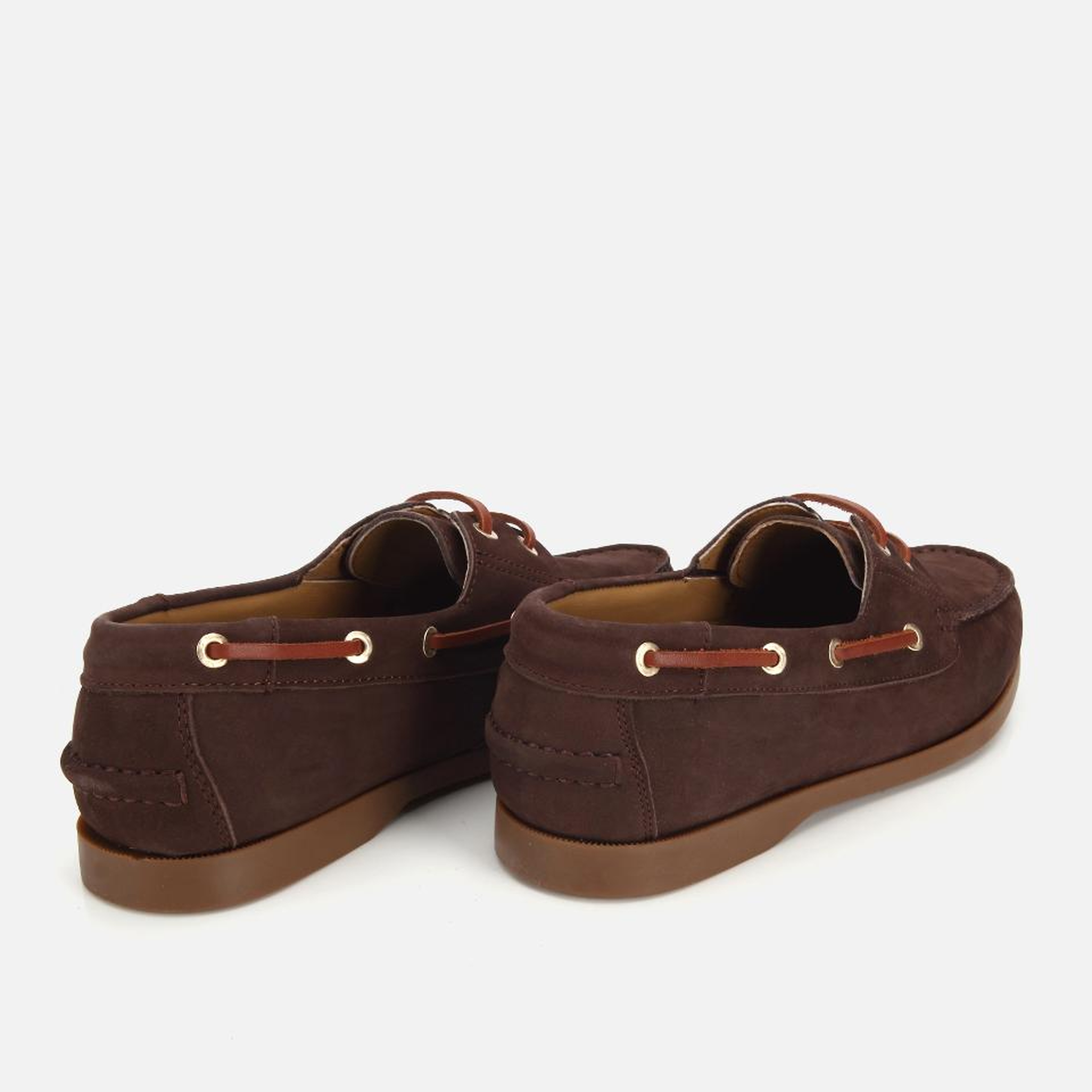 Erkek Nubuk Deri Kahverengi Bağcık Detaylı Günlük Loafer