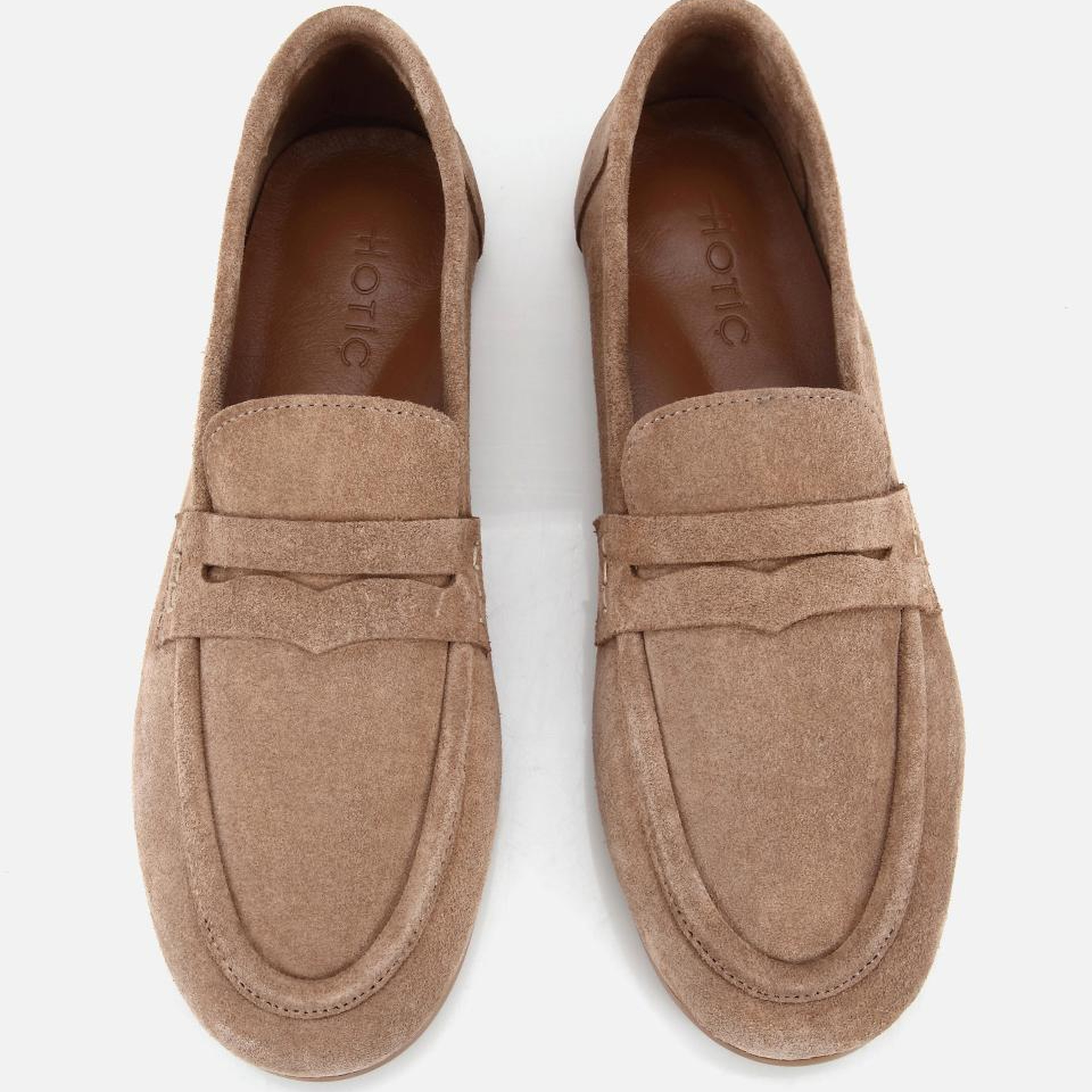 Kadın Süet Deri Vizon Yumuşak Dokulu Klasik Loafer