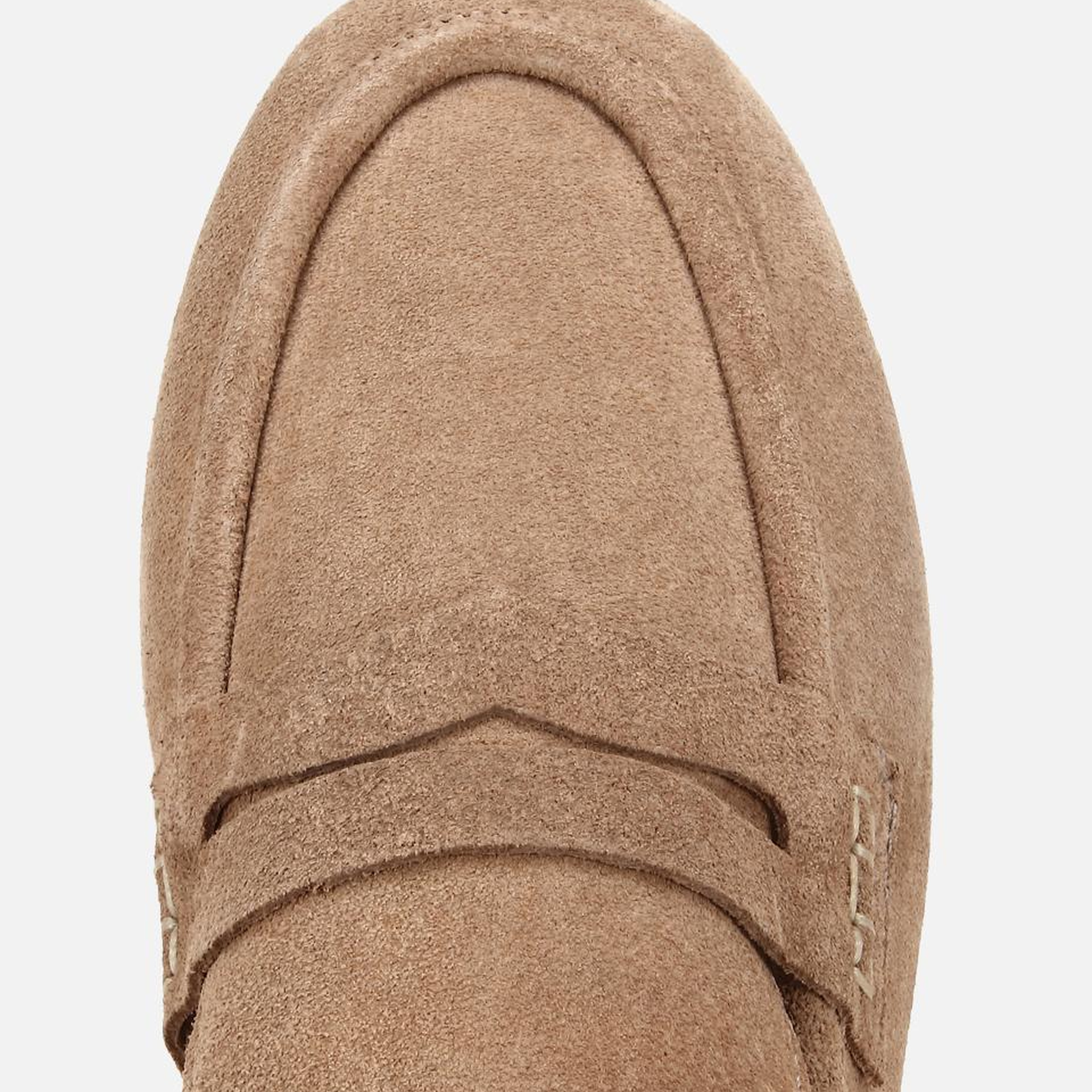 Kadın Süet Deri Vizon Yumuşak Dokulu Klasik Loafer