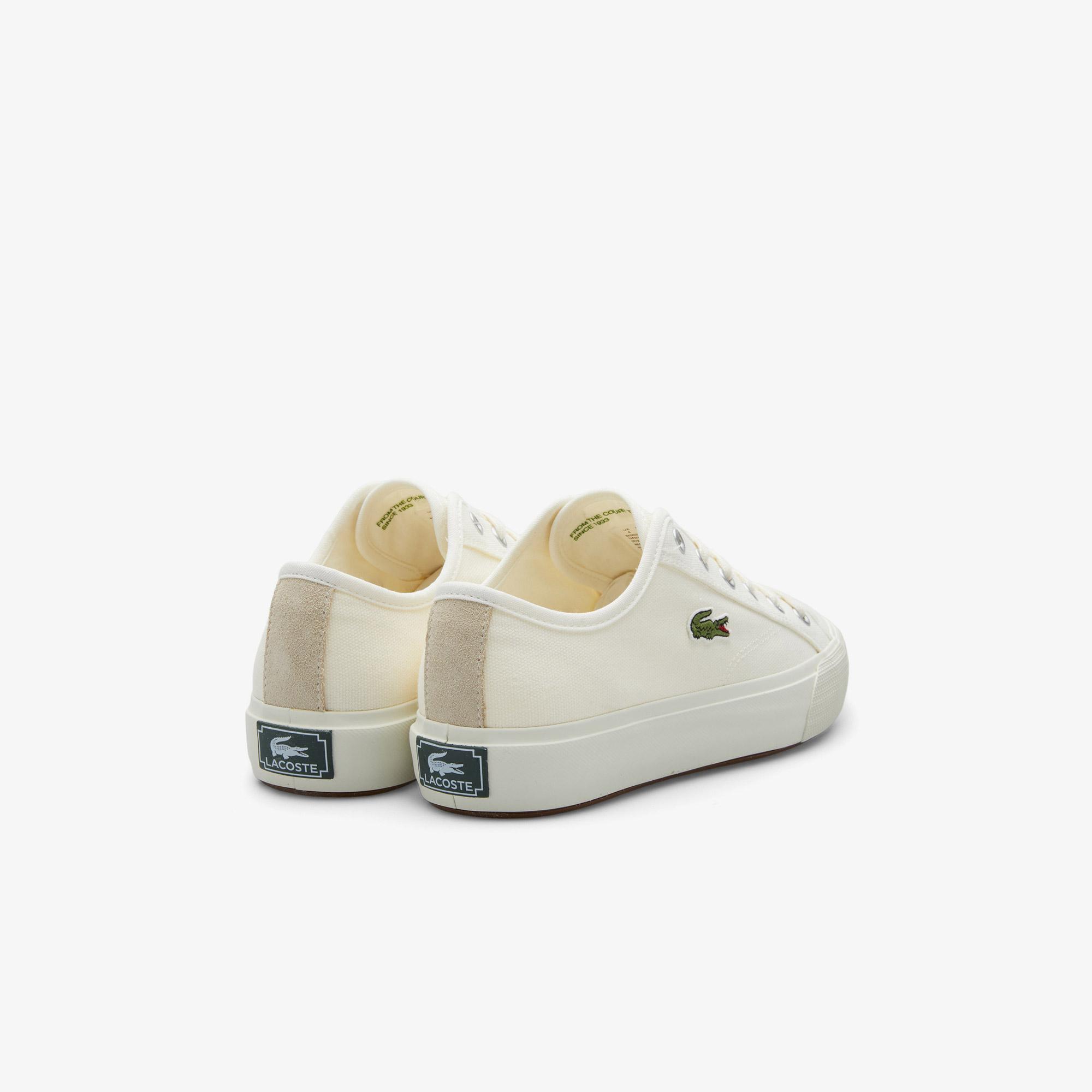 Lacoste Backcourt Kadın Krem Sneaker