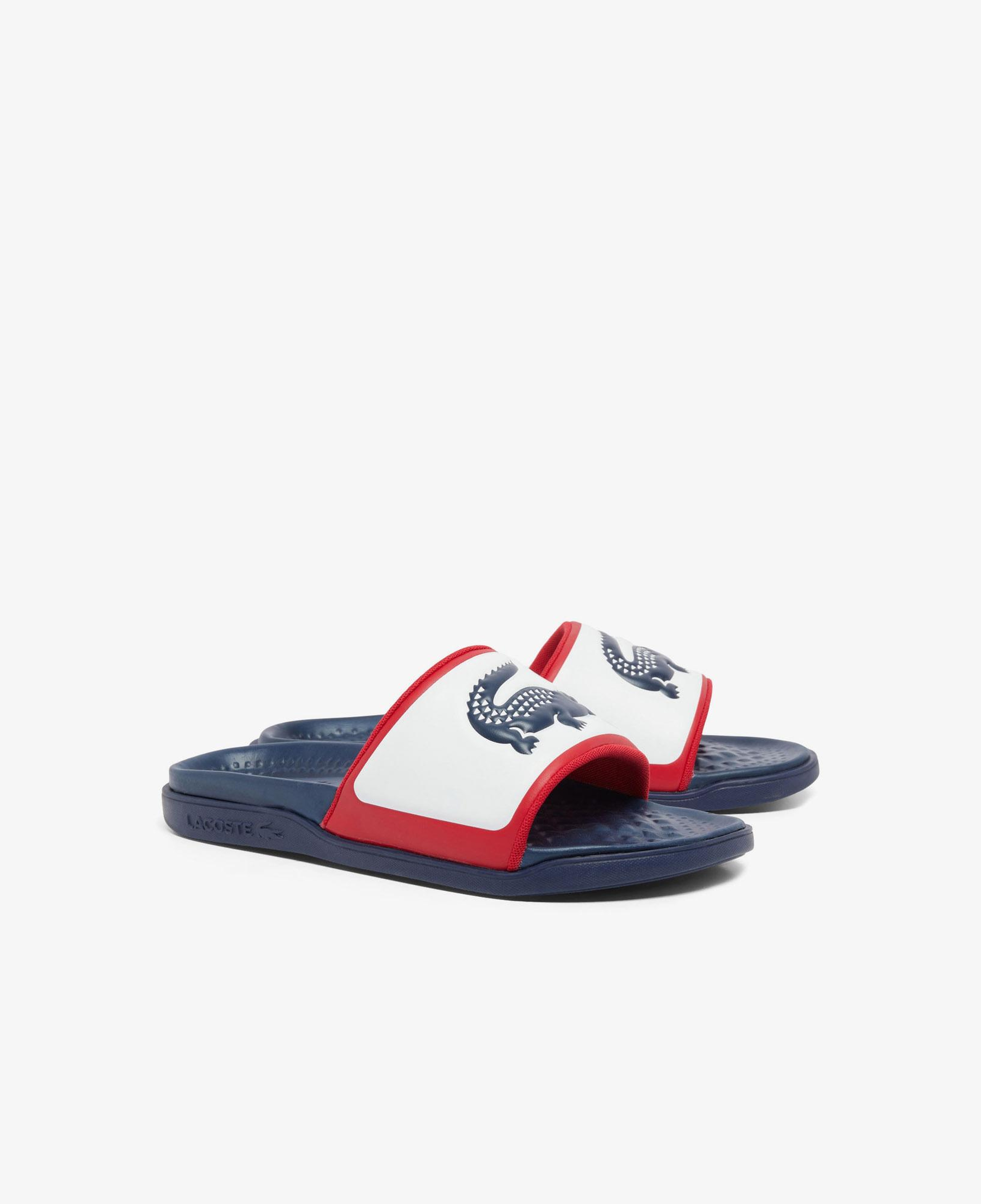 Lacoste Serve Slide Dual Erkek Lacivert Terlik