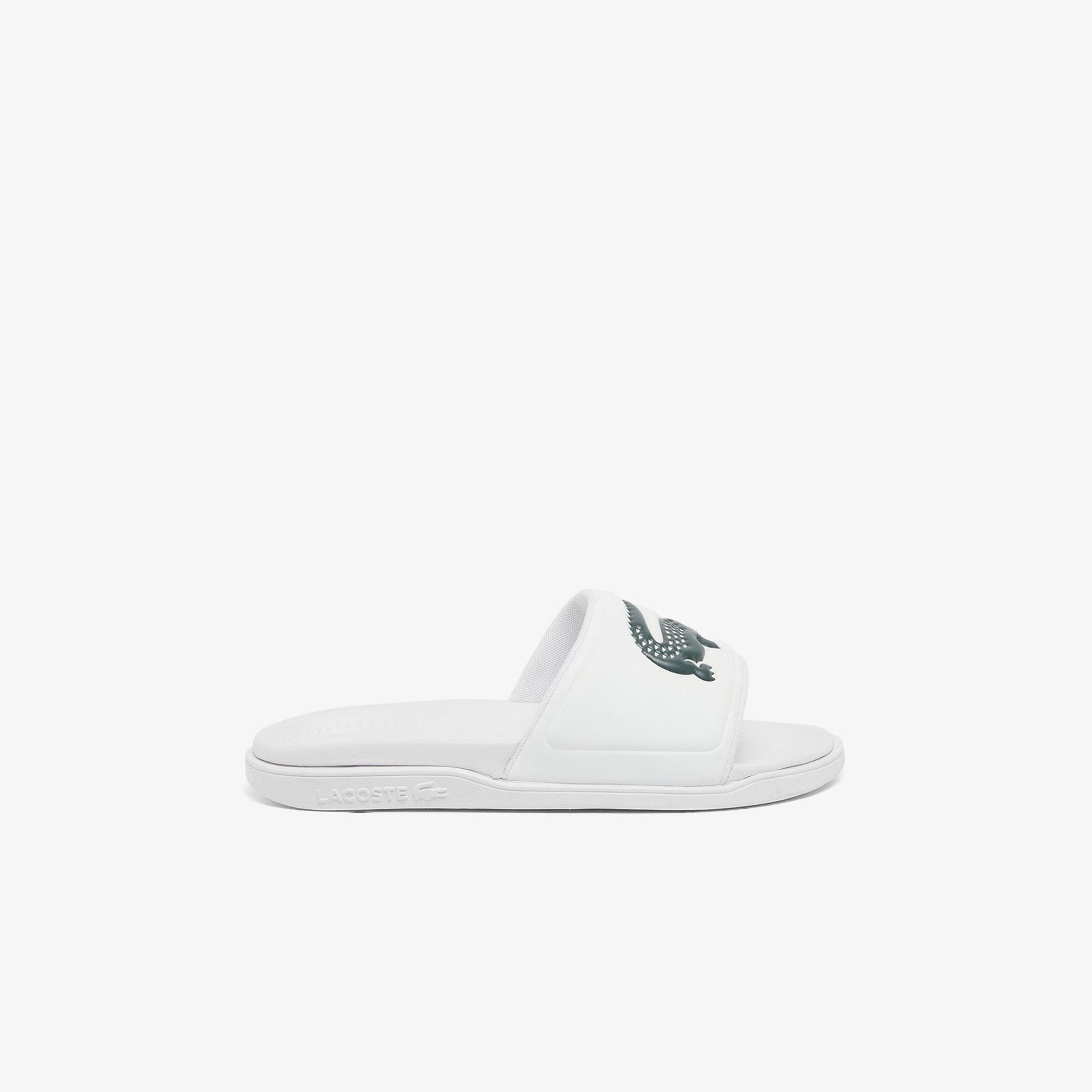 Lacoste Serve Slide Dual Erkek Beyaz Terlik