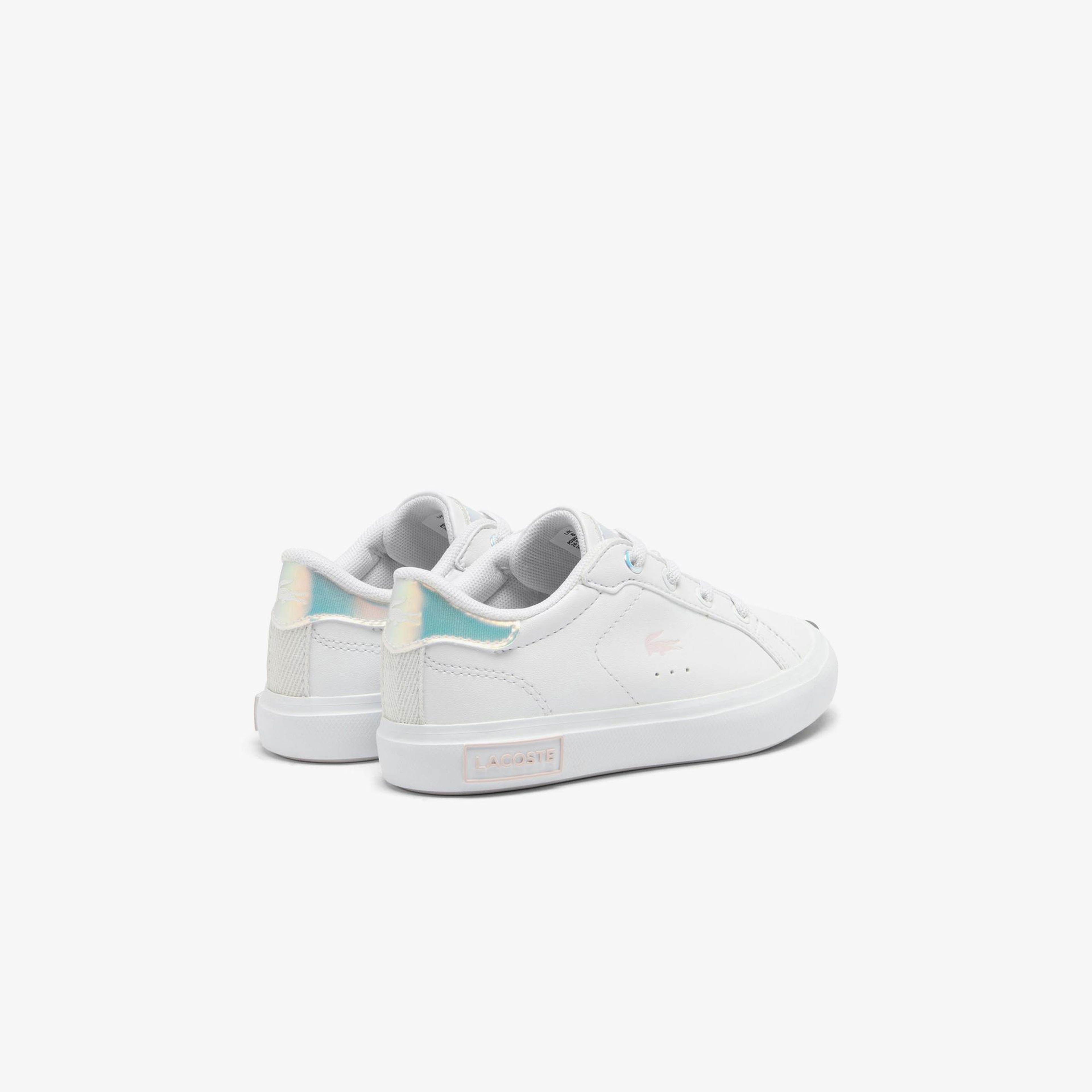 Lacoste Powercourt Çocuk Beyaz Sneaker