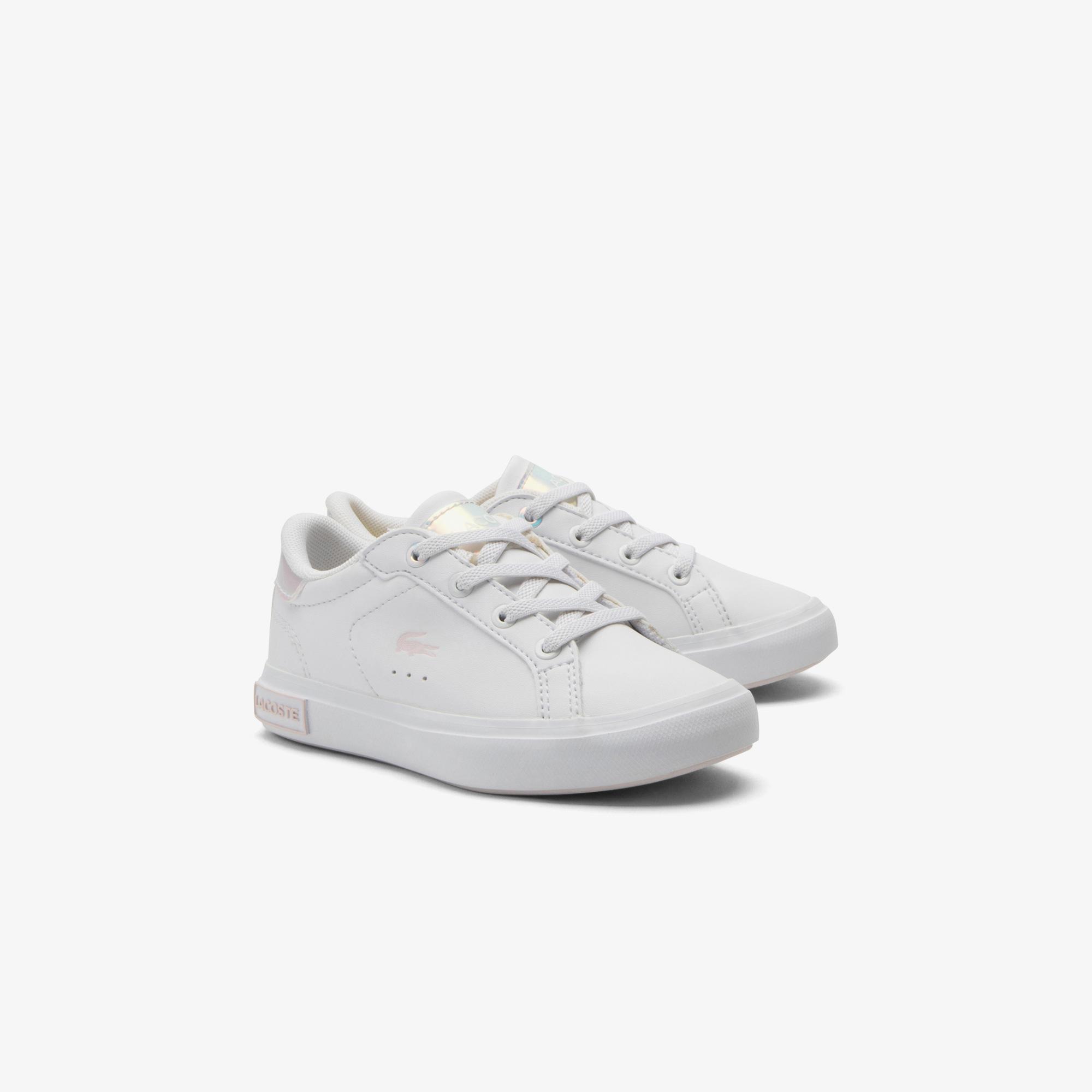 Lacoste Powercourt Çocuk Beyaz Sneaker