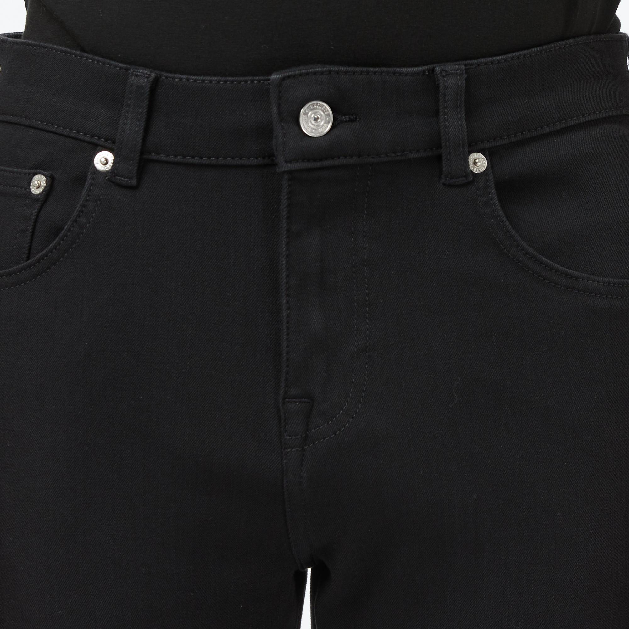 Lacoste Erkek Slim Fit Siyah Jean Pantolon