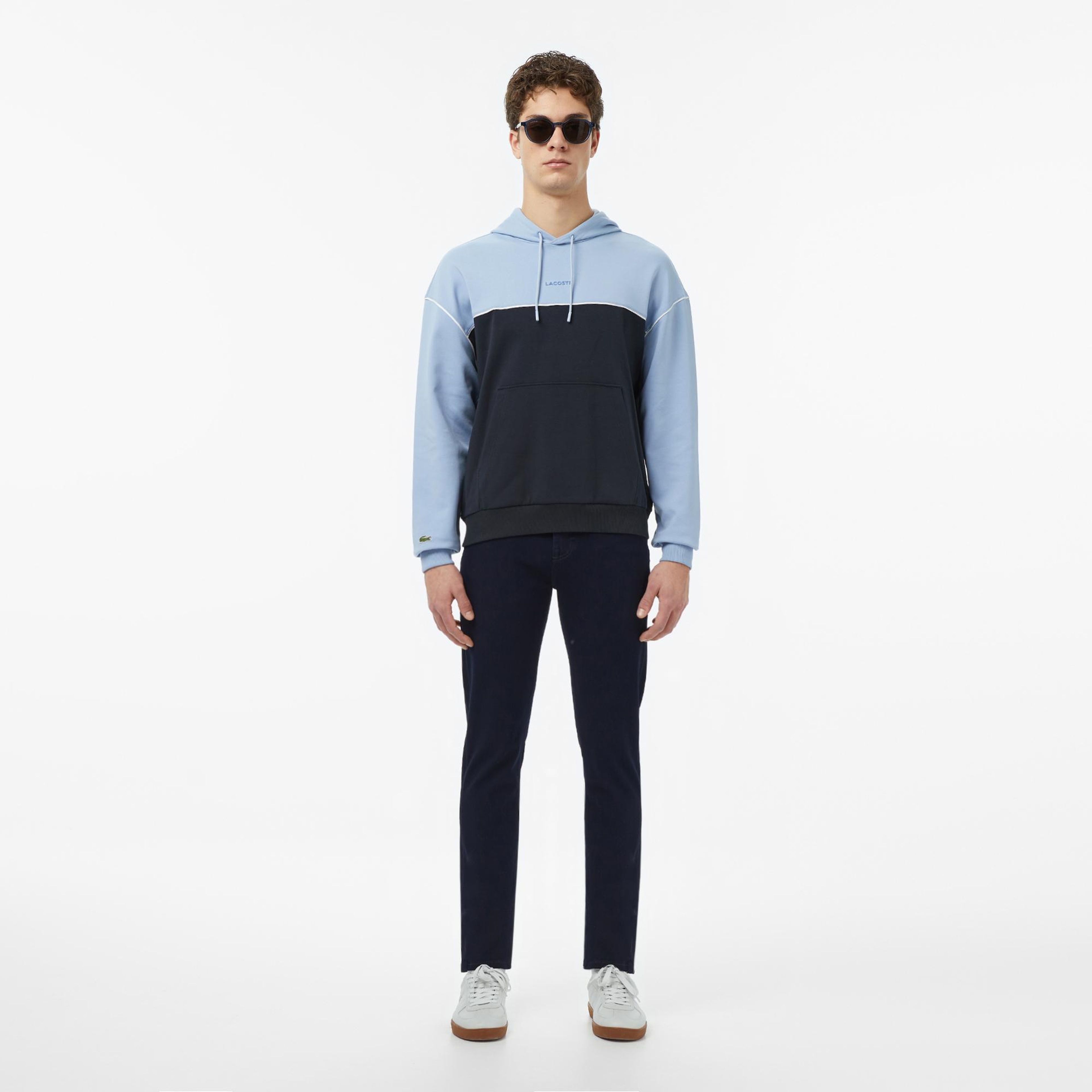 Lacoste Erkek Slim Fit Lacivert Jean Pantolon