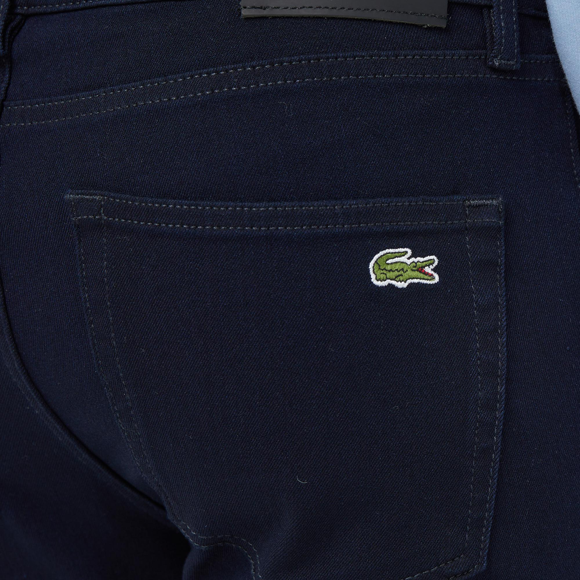 Lacoste Erkek Slim Fit Lacivert Jean Pantolon