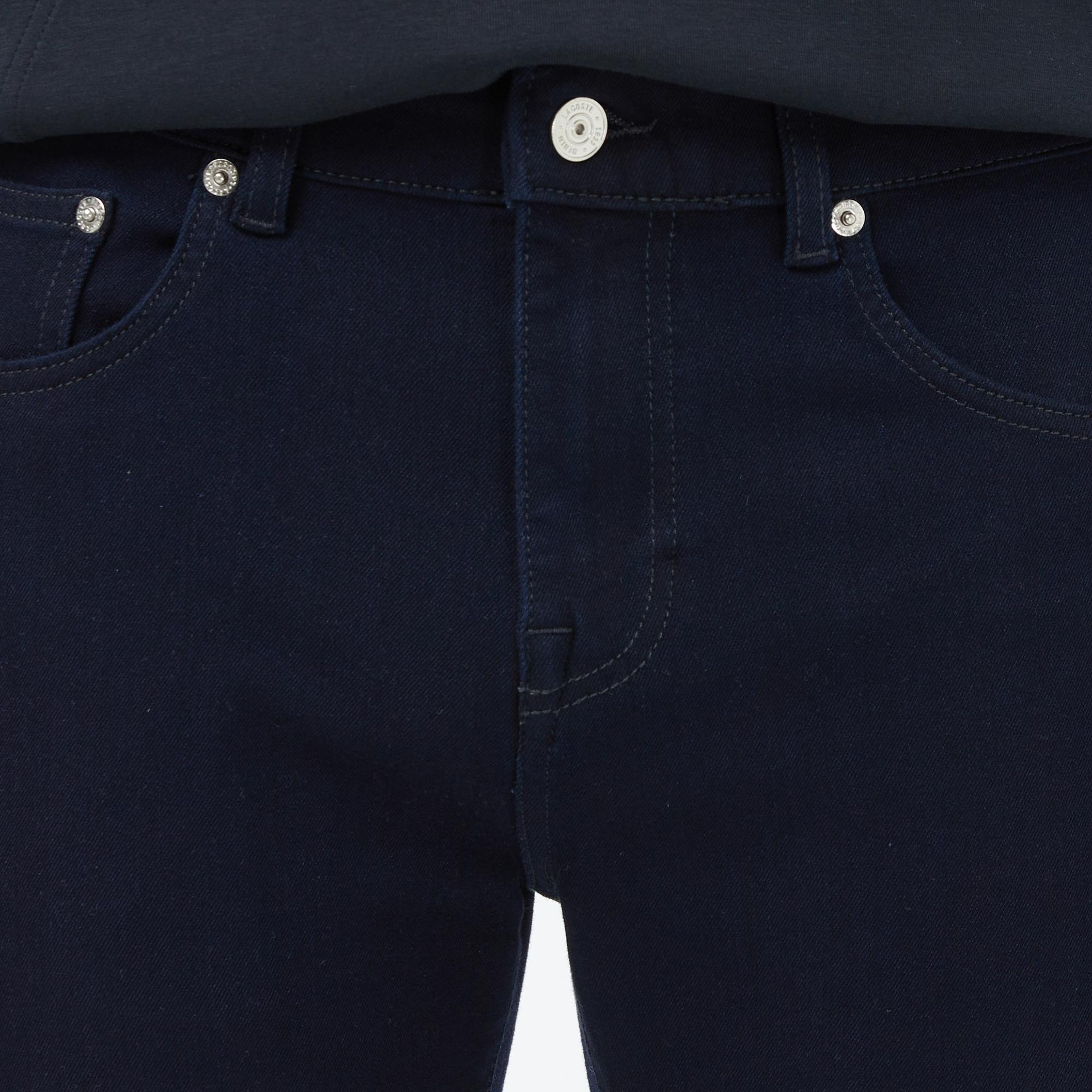 Lacoste Erkek Slim Fit Lacivert Jean Pantolon