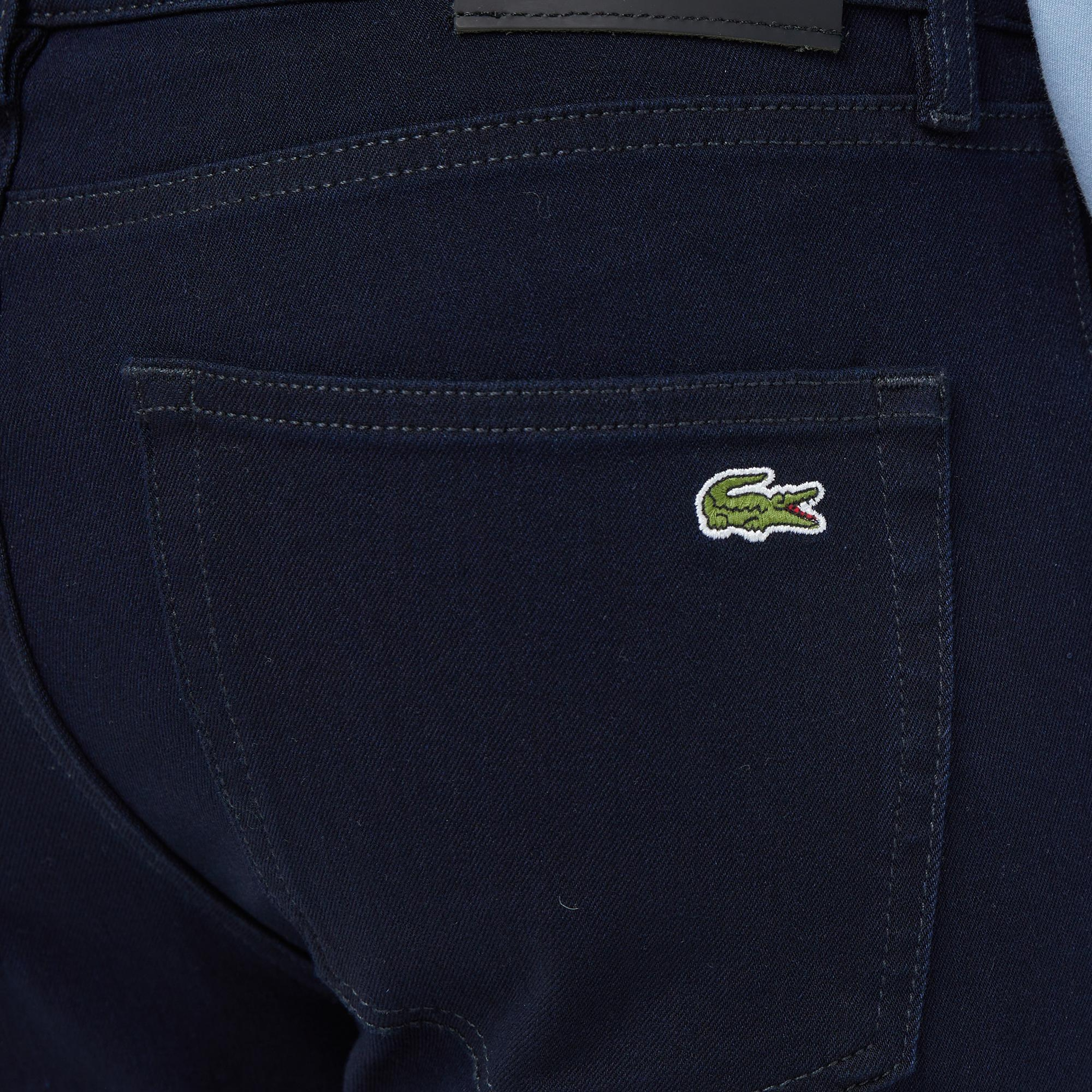 Lacoste Erkek Slim Fit Lacivert Jean Pantolon