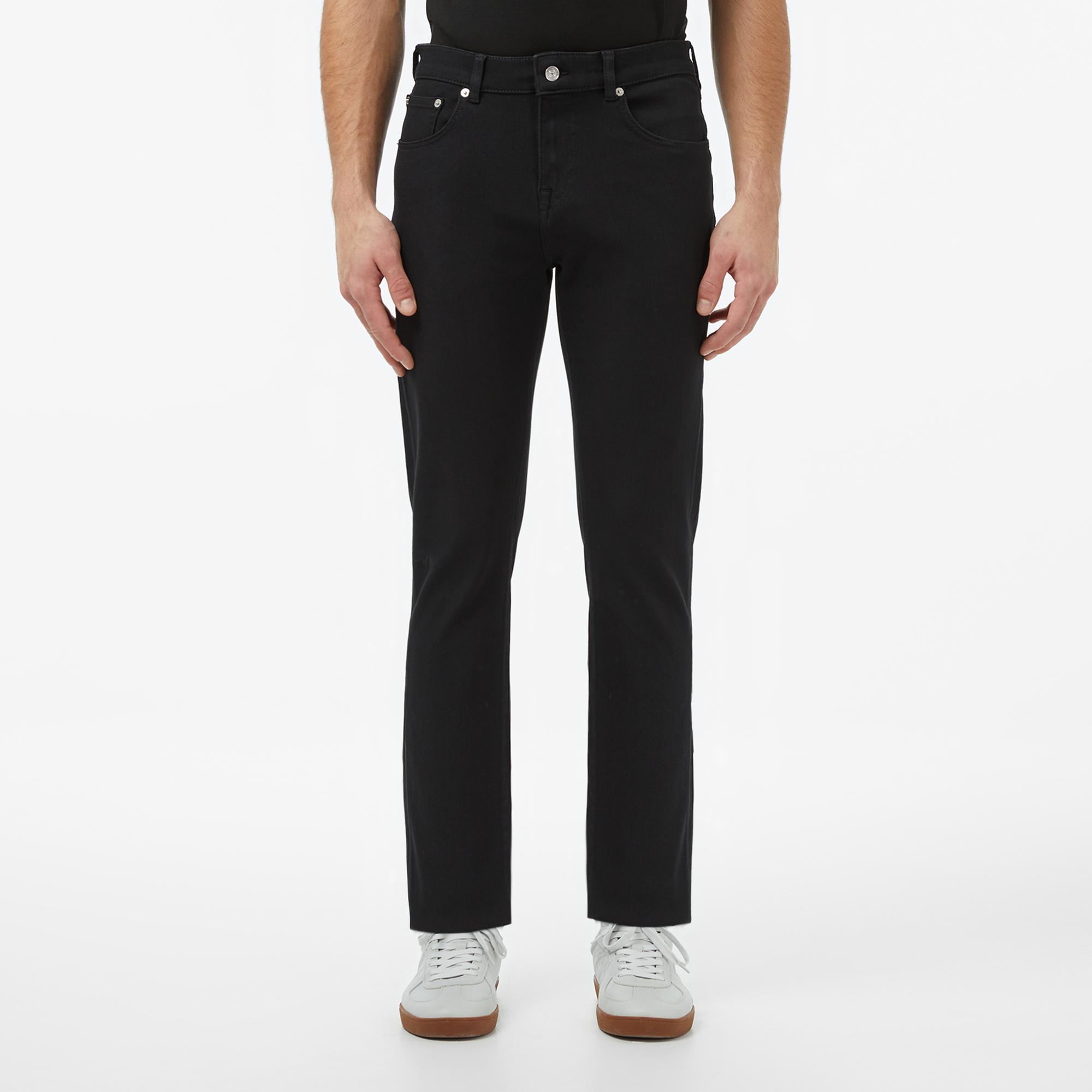 Lacoste Erkek Slim Fit Siyah Jean Pantolon