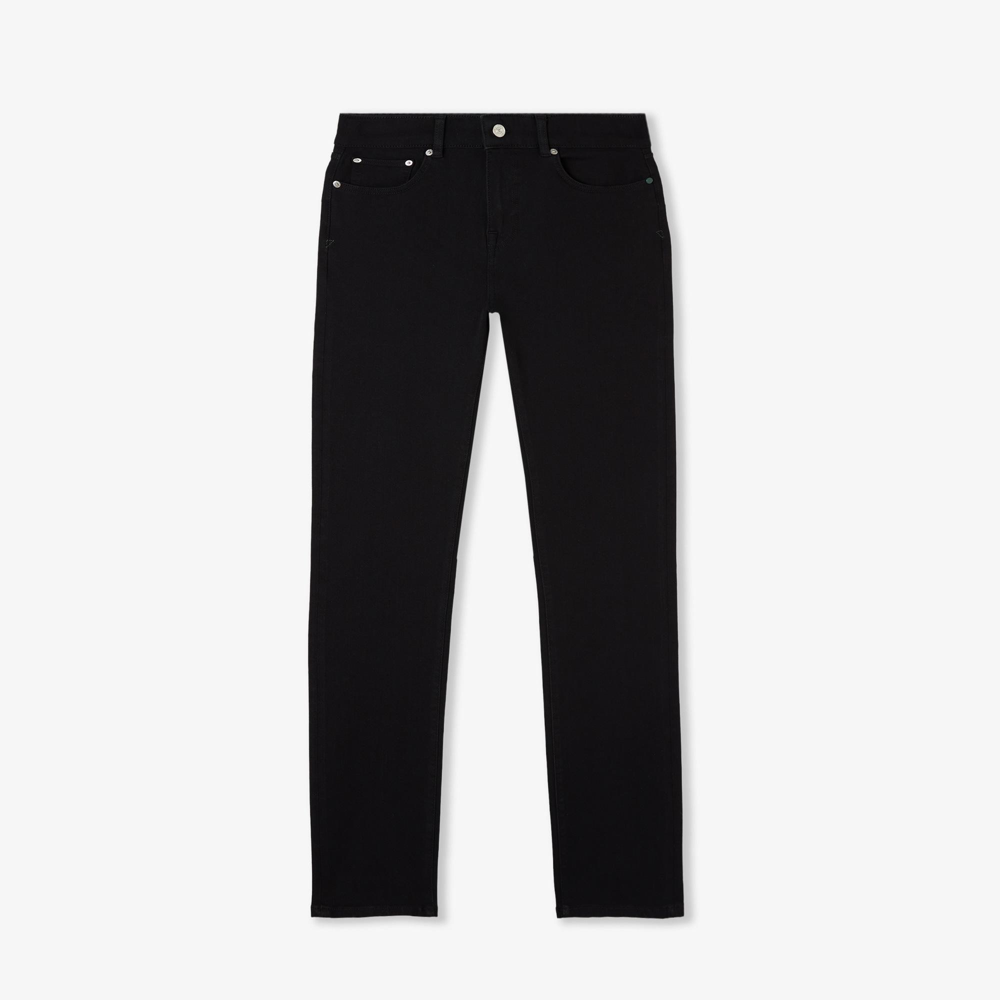 Lacoste Erkek Slim Fit Siyah Jean Pantolon