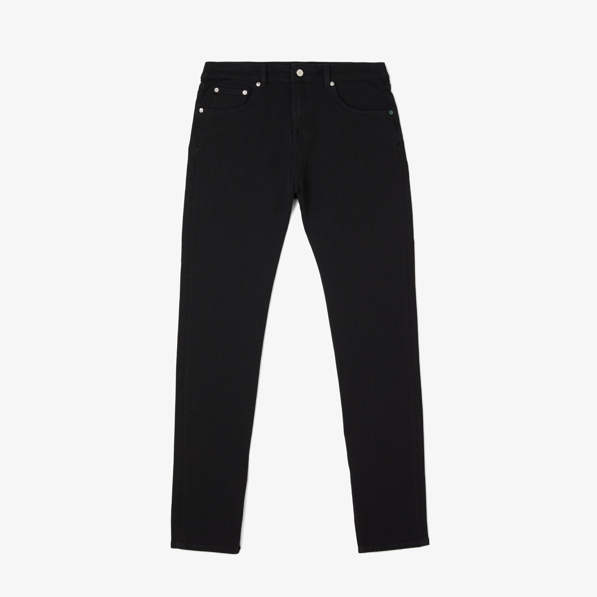 Lacoste Erkek Regular Fit Siyah Jean Pantolon