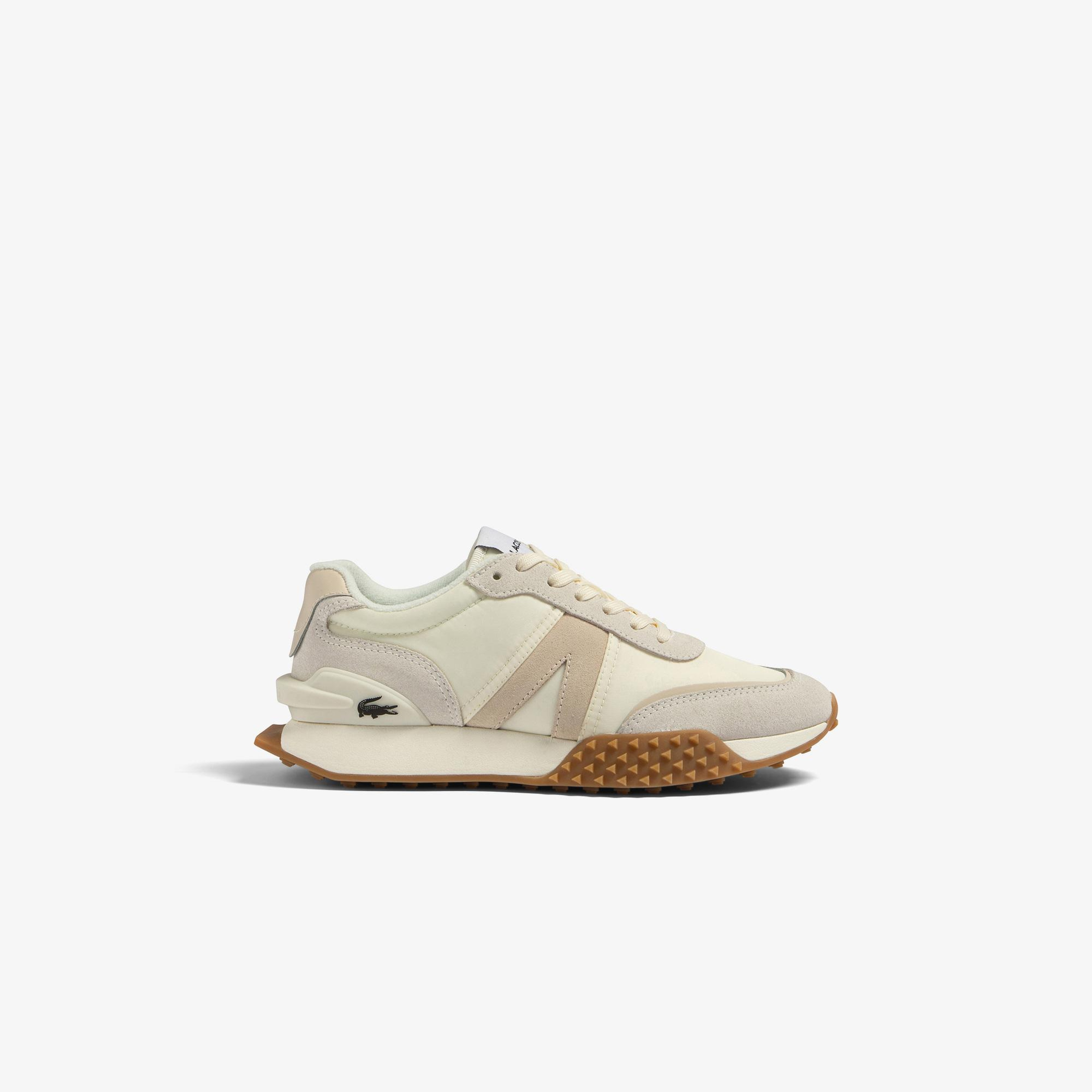 Lacoste L-Spin Deluxe Kadın Bej Sneaker