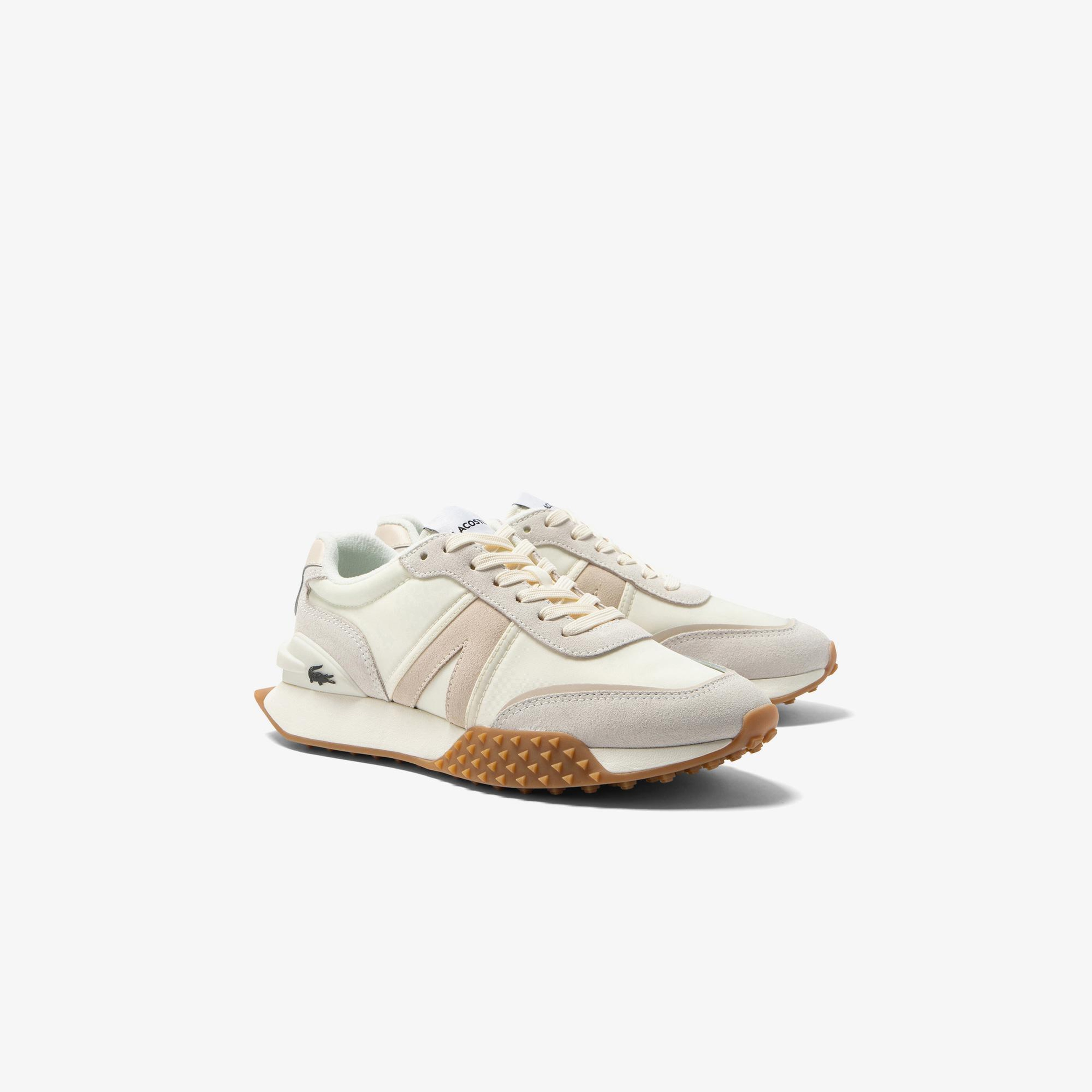 Lacoste L-Spin Deluxe Kadın Bej Sneaker