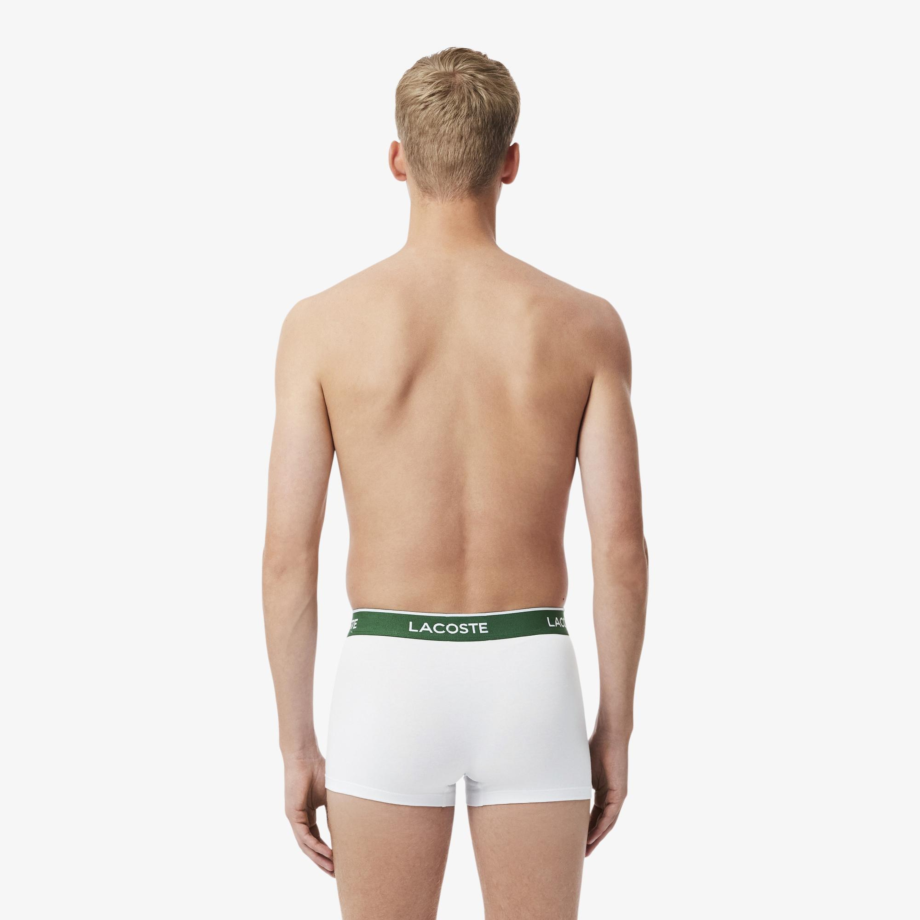 Lacoste Erkek 3'lü Renkli Boxer