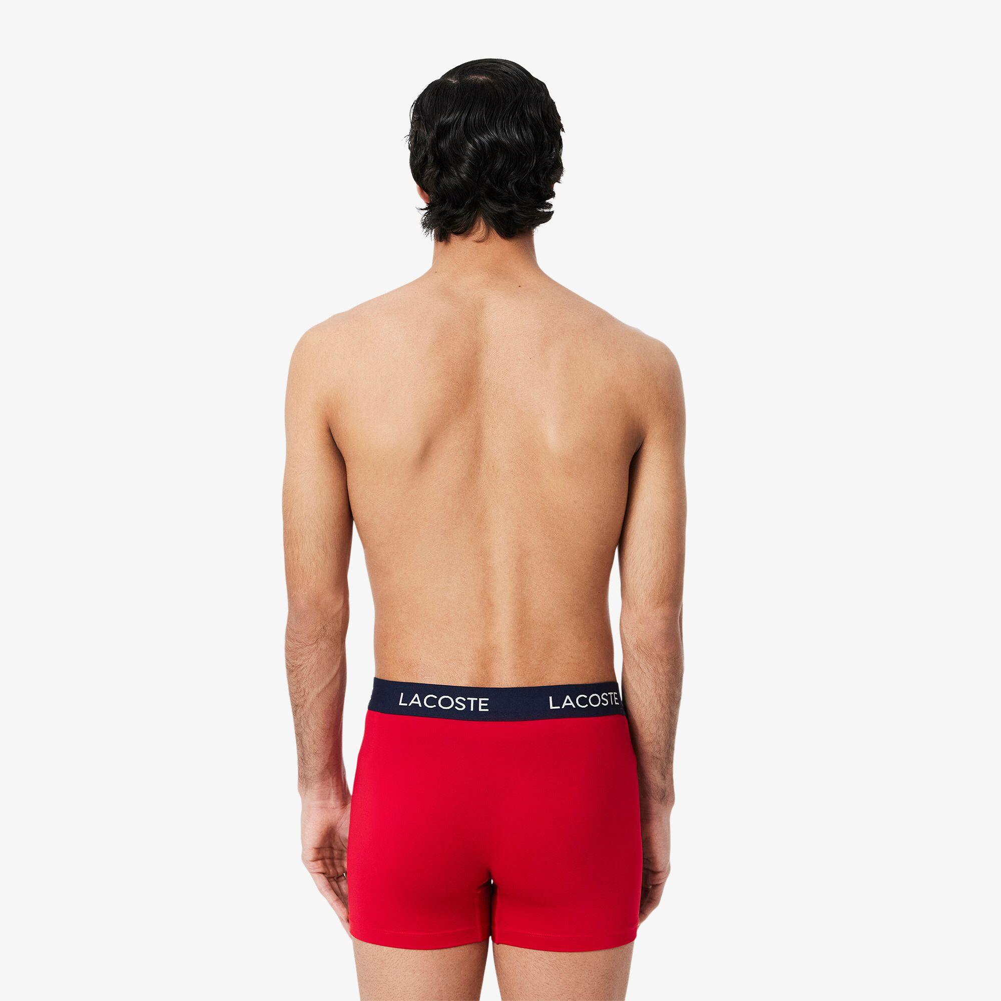 Lacoste Erkek 3'lü Renkli Boxer