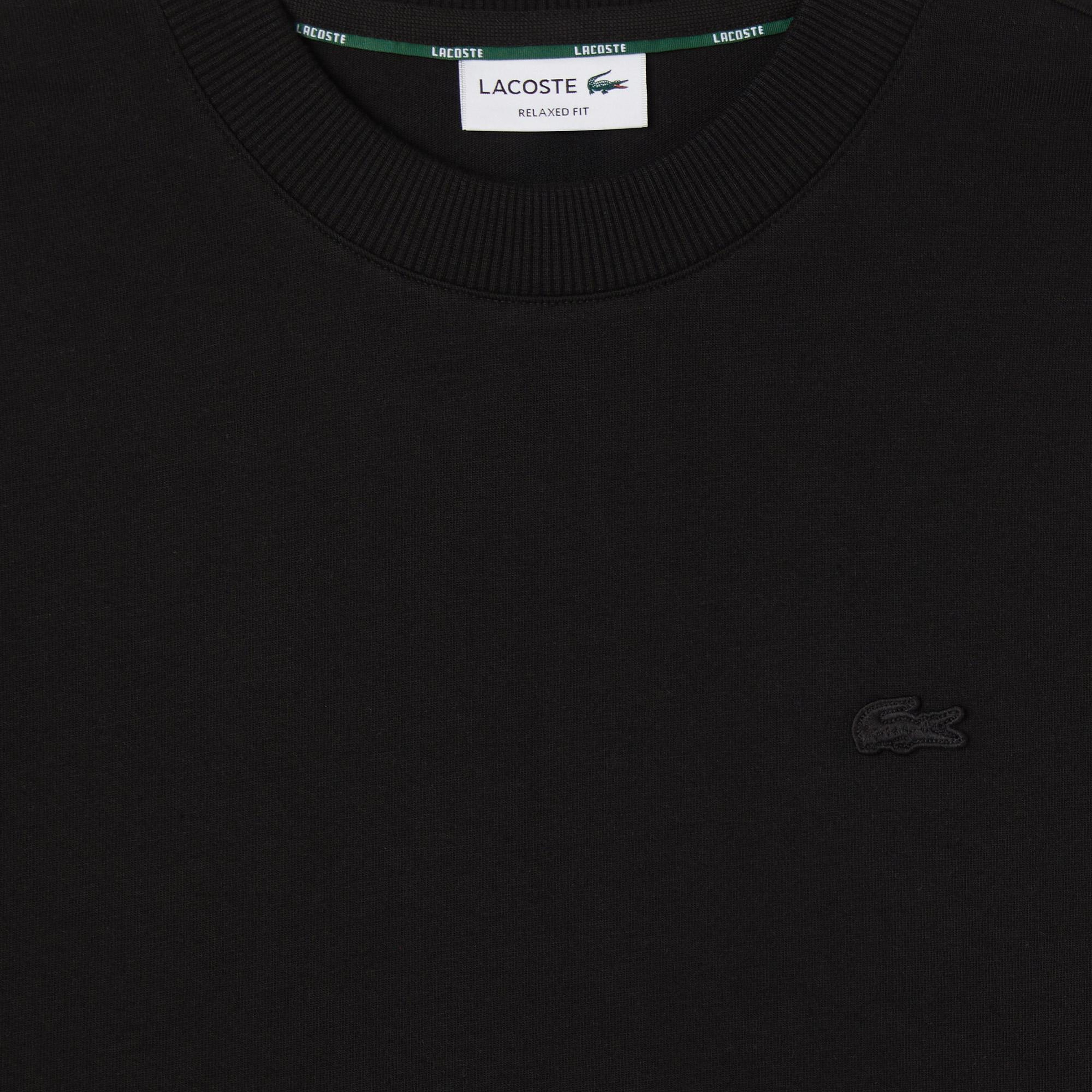 Lacoste Erkek Relaxed Fit Bisiklet Yaka Siyah T-Shirt