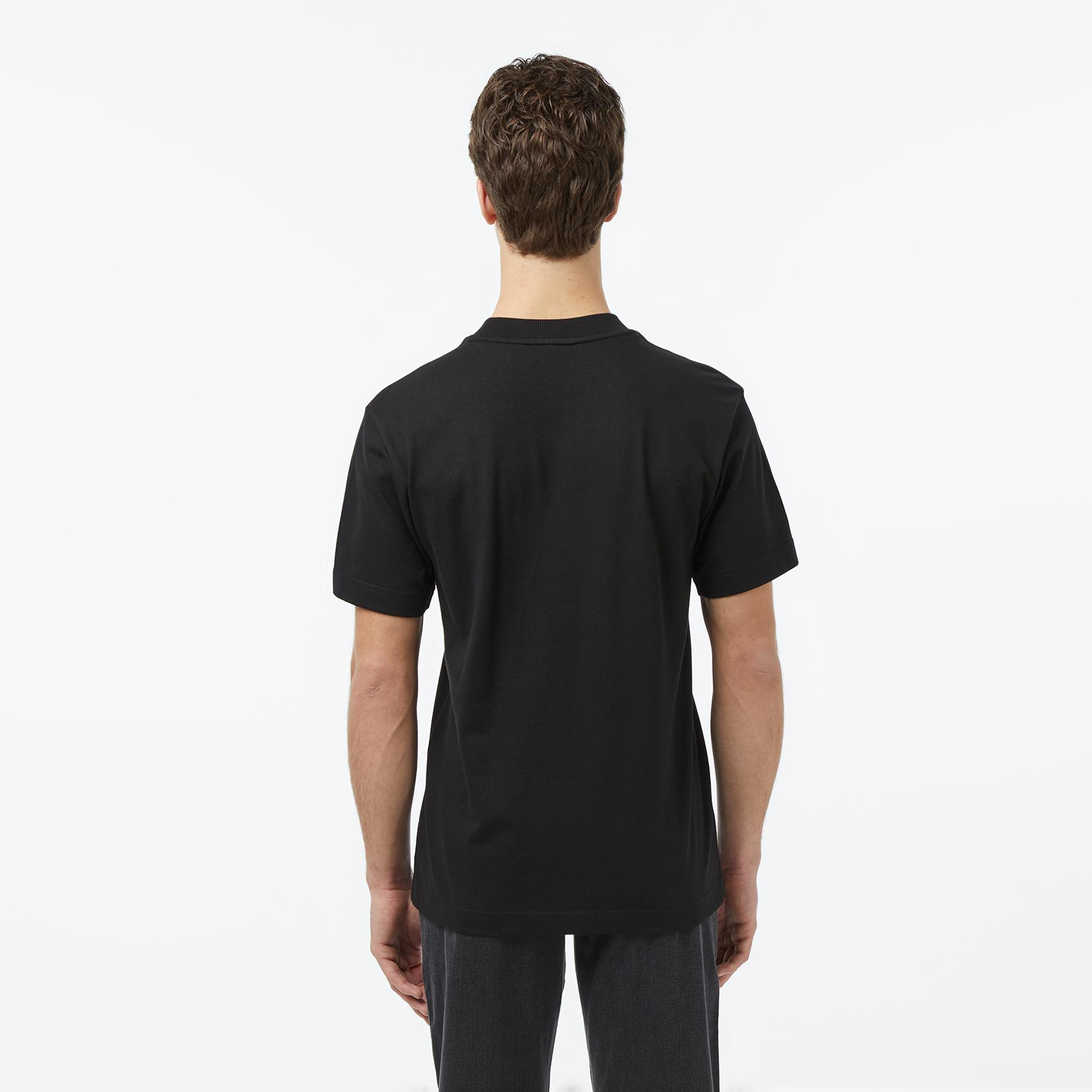 Lacoste Erkek Relaxed Fit Bisiklet Yaka Siyah T-Shirt
