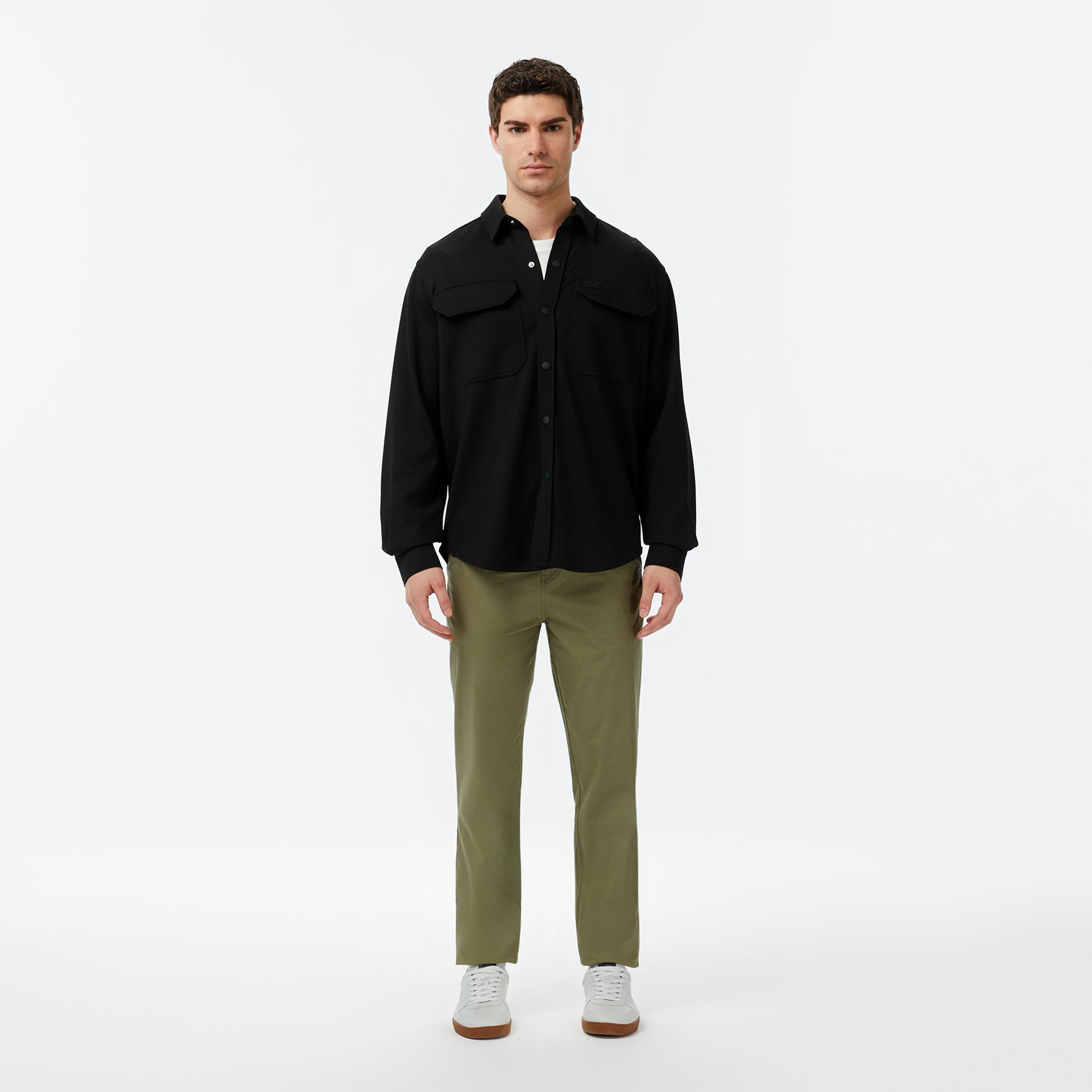 Lacoste Erkek Regular Fit Siyah Gömlek