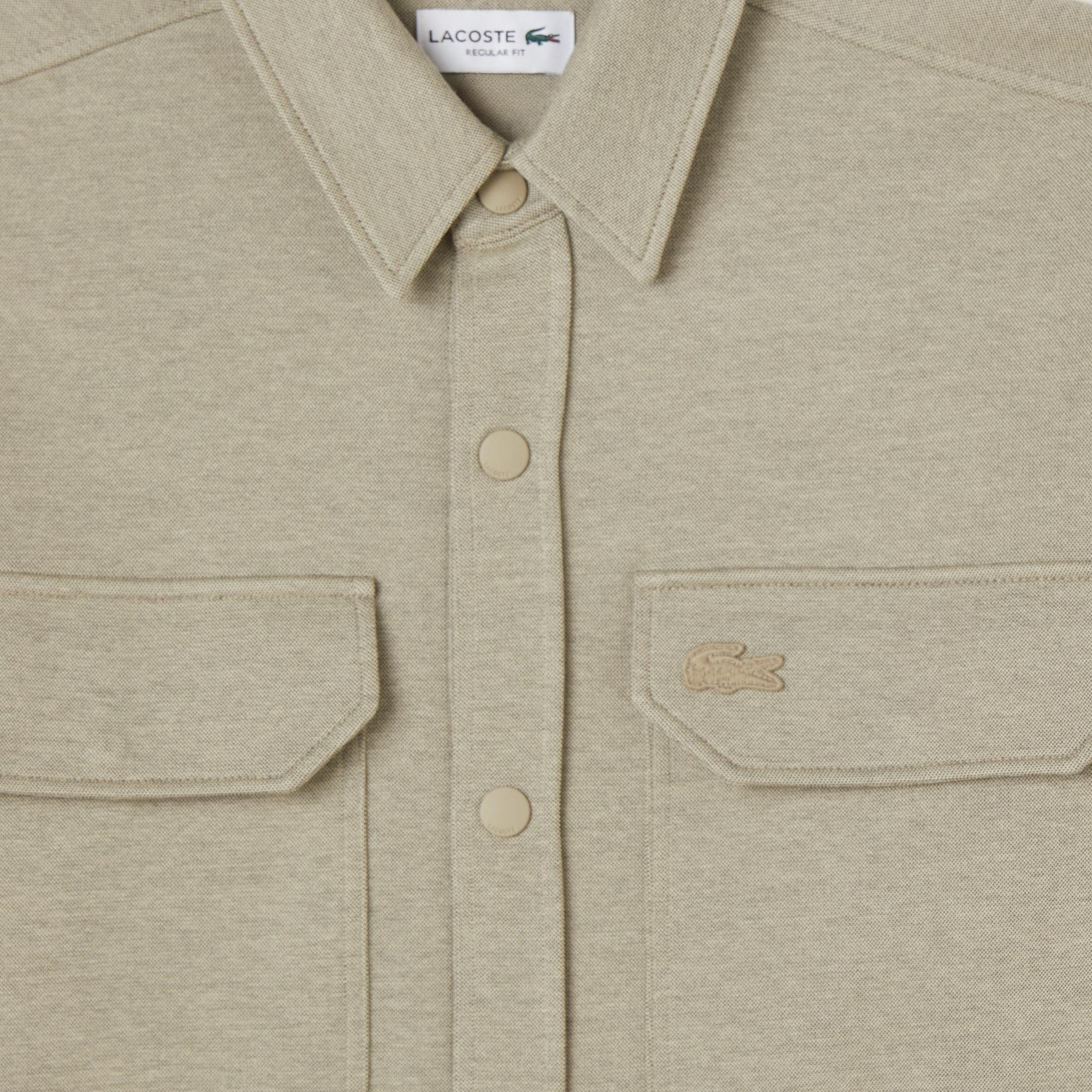 Lacoste Erkek Regular Fit Bej Gömlek