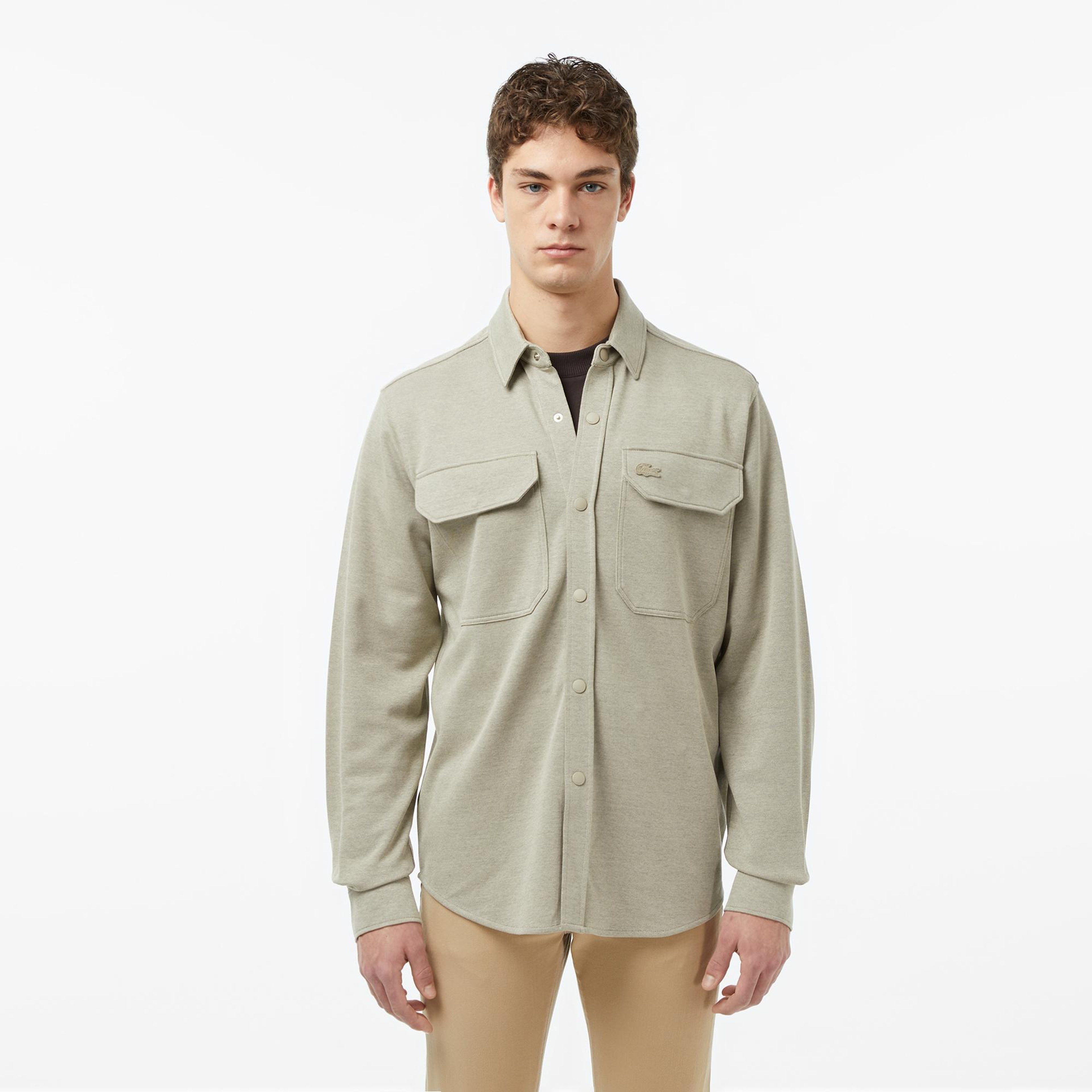 Lacoste Erkek Regular Fit Bej Gömlek