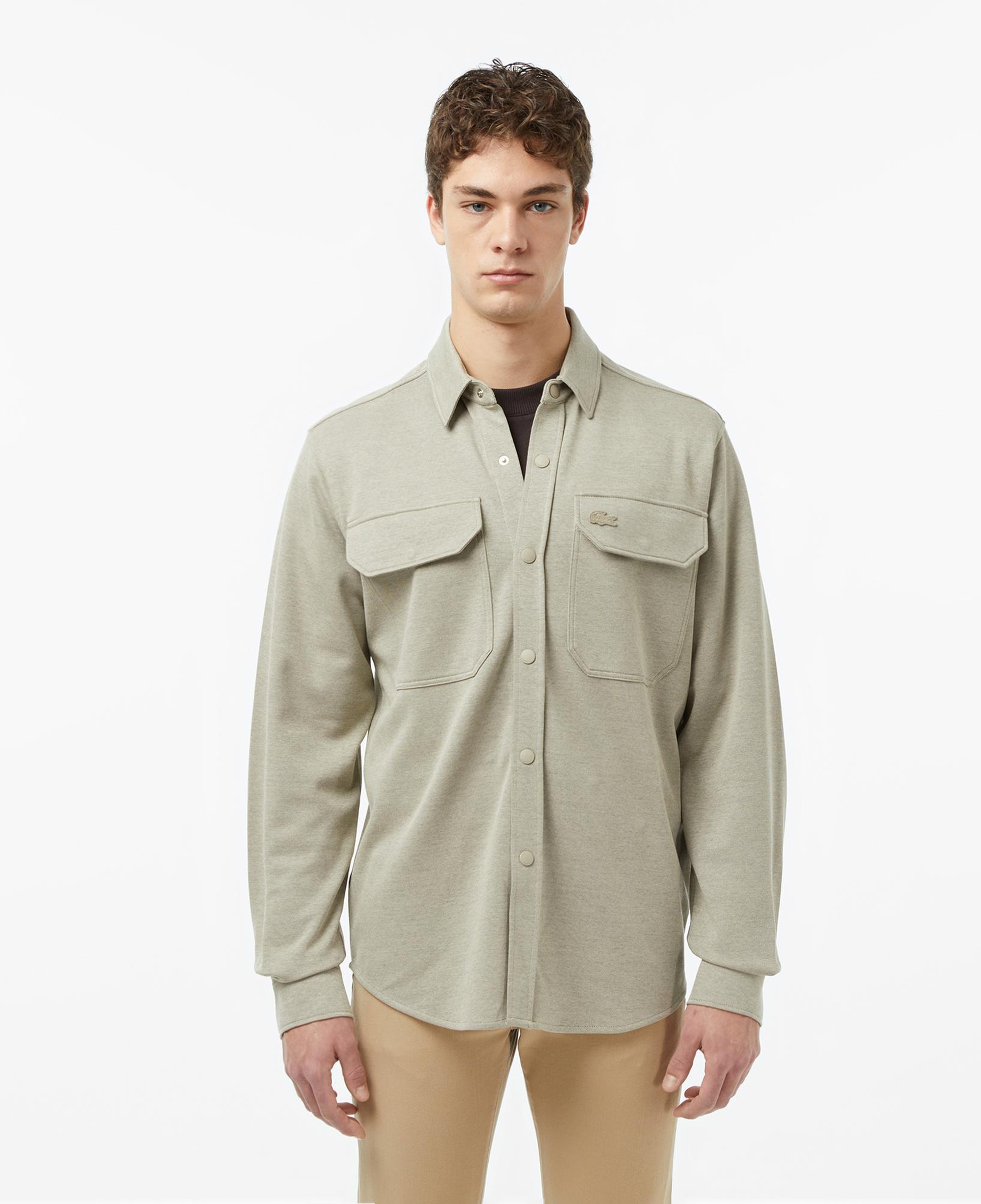 Lacoste Erkek Regular Fit Bej Gömlek