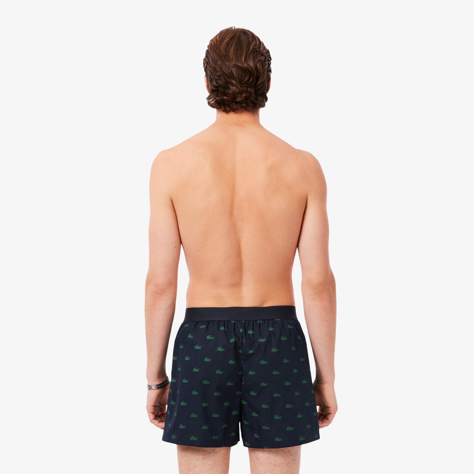 Lacoste Erkek 3'lü Koyu Renkli Boxer
