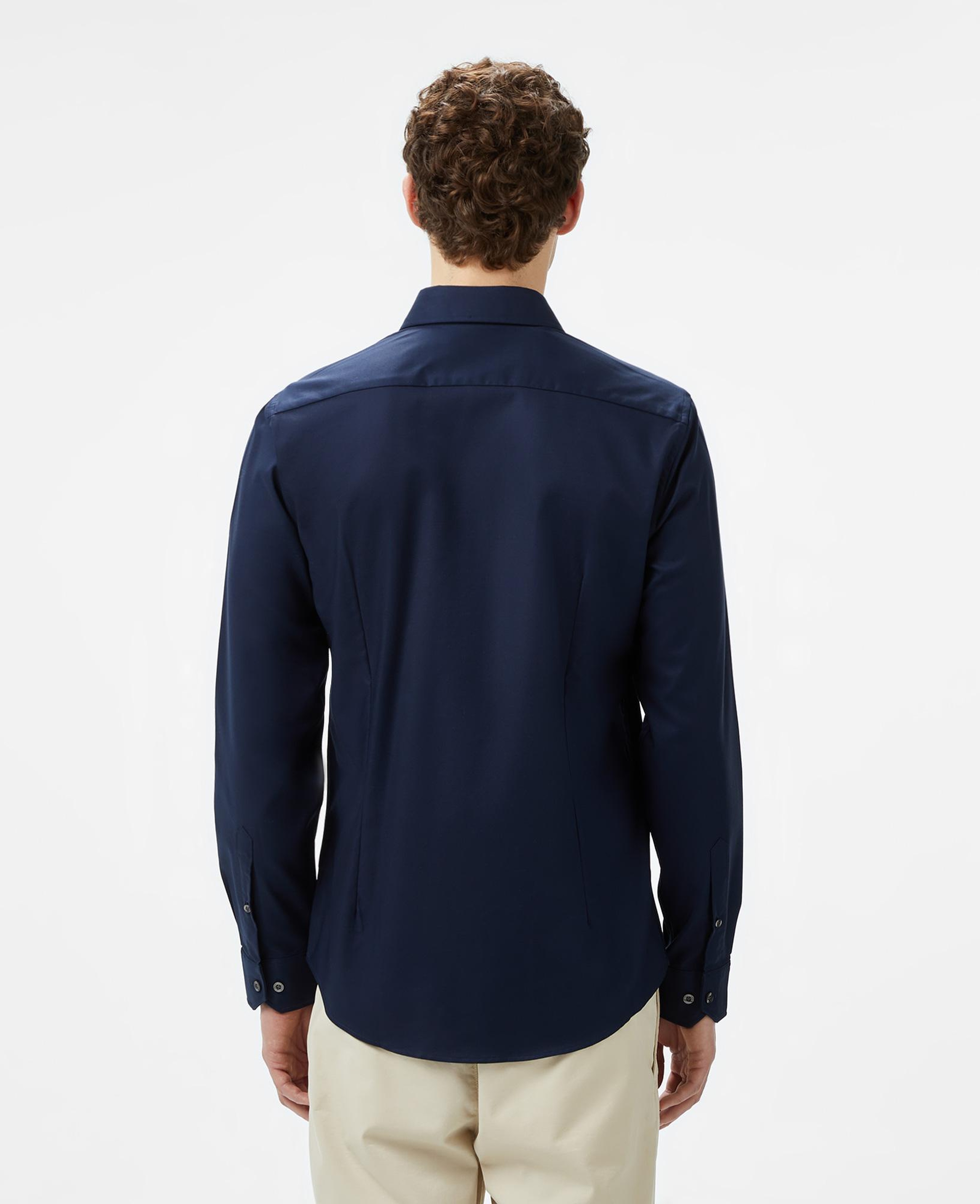 Lacoste Erkek Slim Fit Lacivert Gömlek