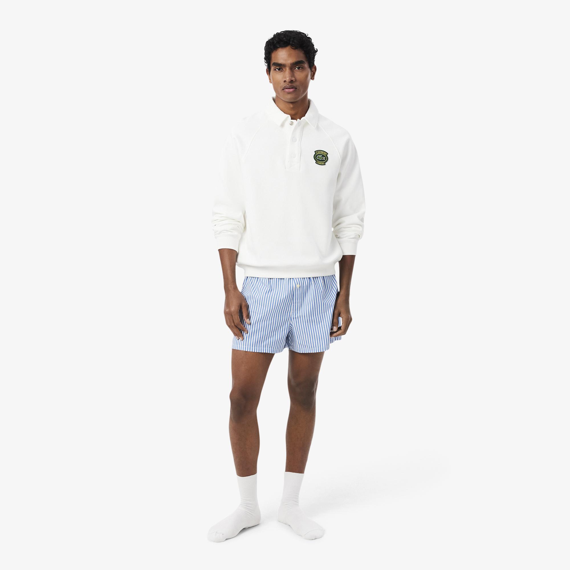 Lacoste Erkek 3'lü Mavi Boxer