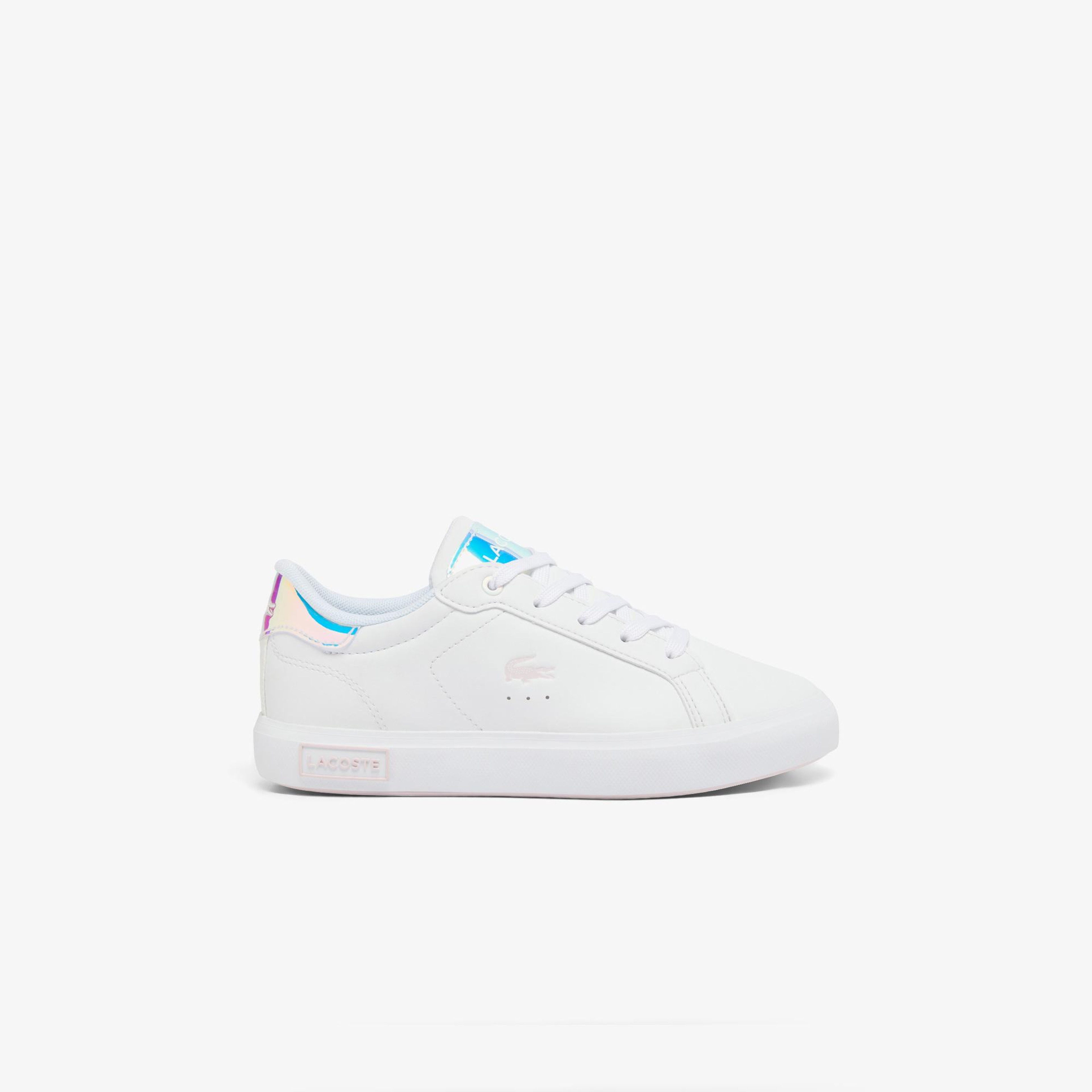Lacoste Powercourt Çocuk Beyaz Sneaker