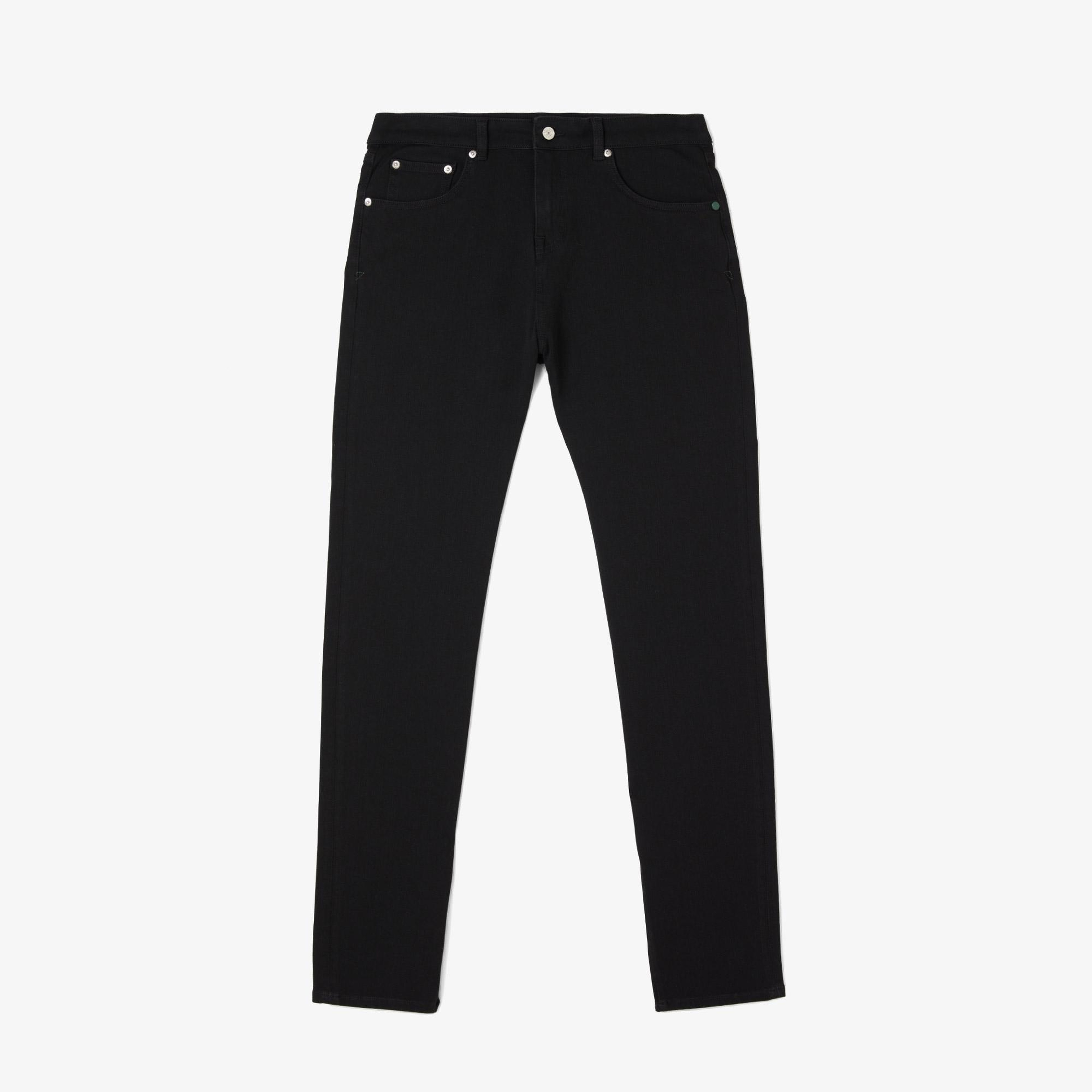 Lacoste Erkek Regular Fit Siyah Jean Pantolon