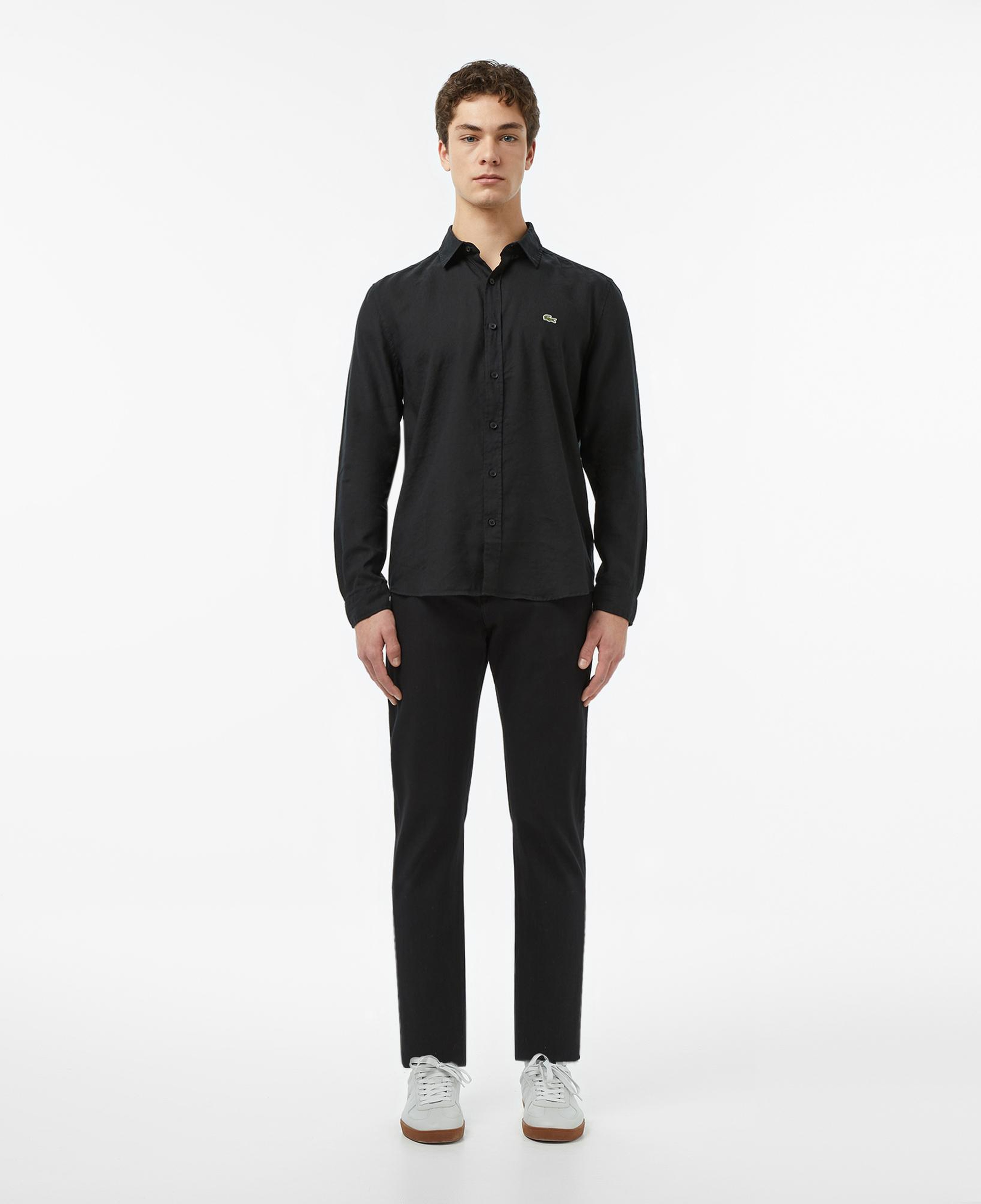 Lacoste Erkek Regular Fit Siyah Jean Pantolon