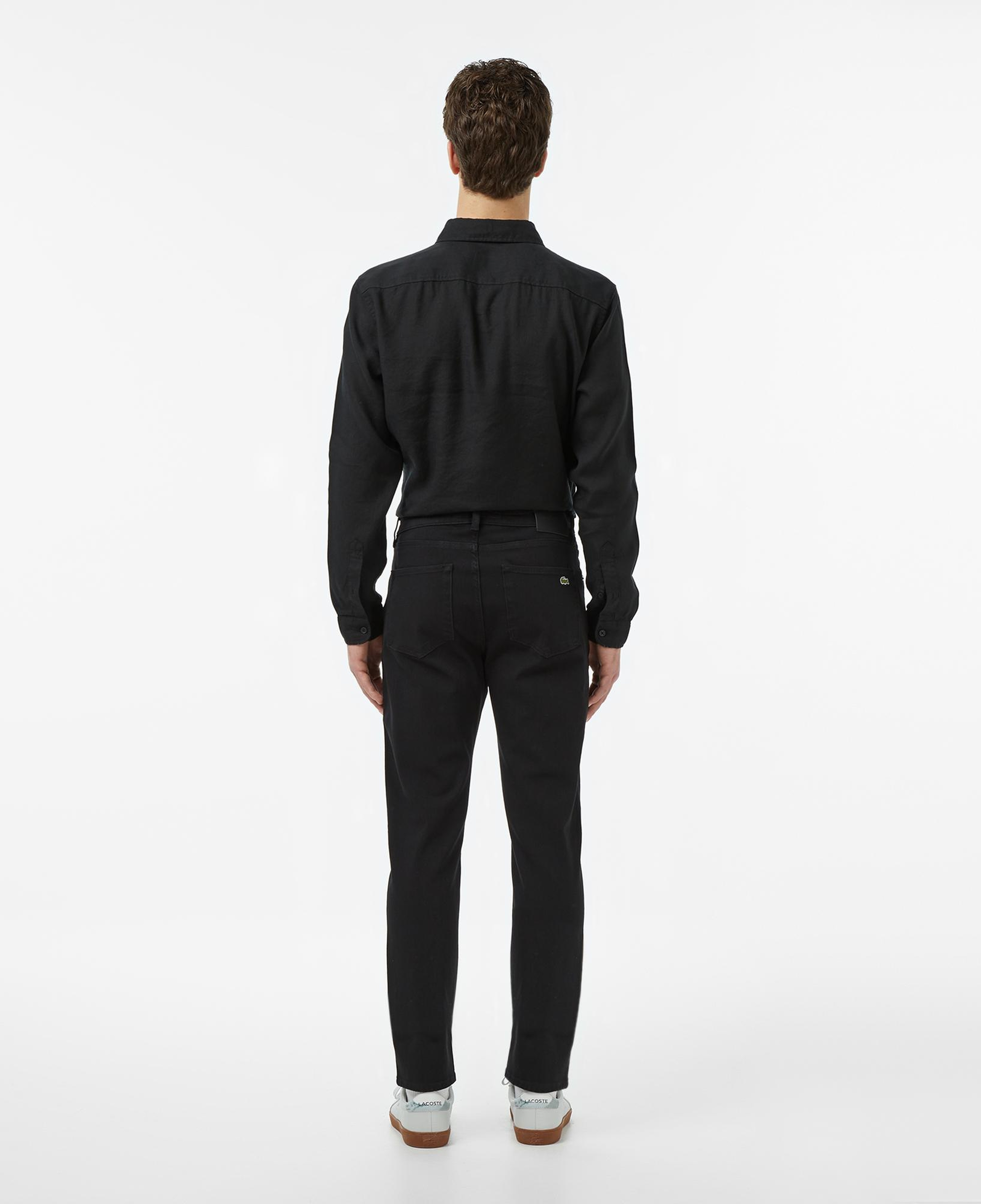 Lacoste Erkek Regular Fit Siyah Jean Pantolon