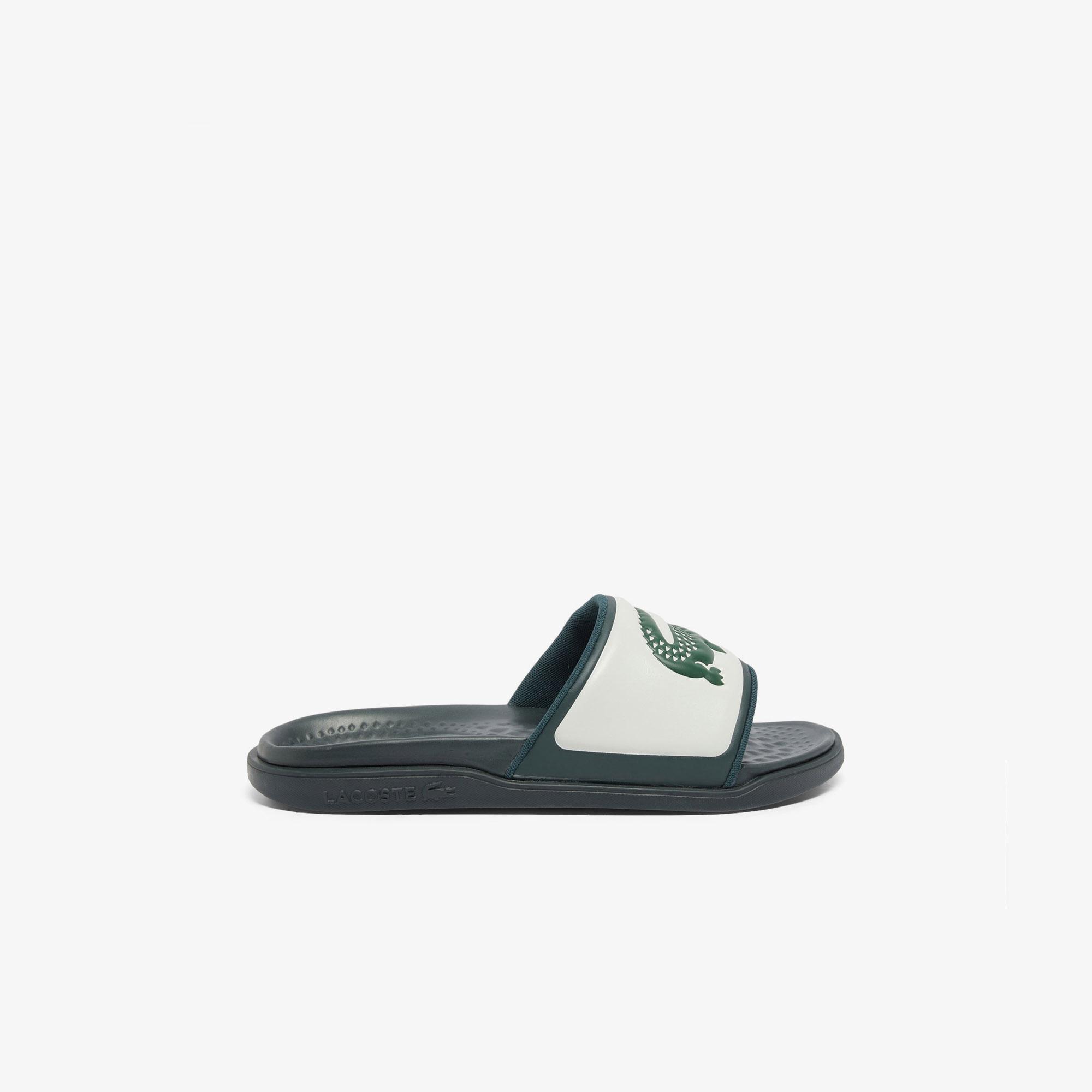 Lacoste Serve Slide Dual Erkek Yeşil Terlik