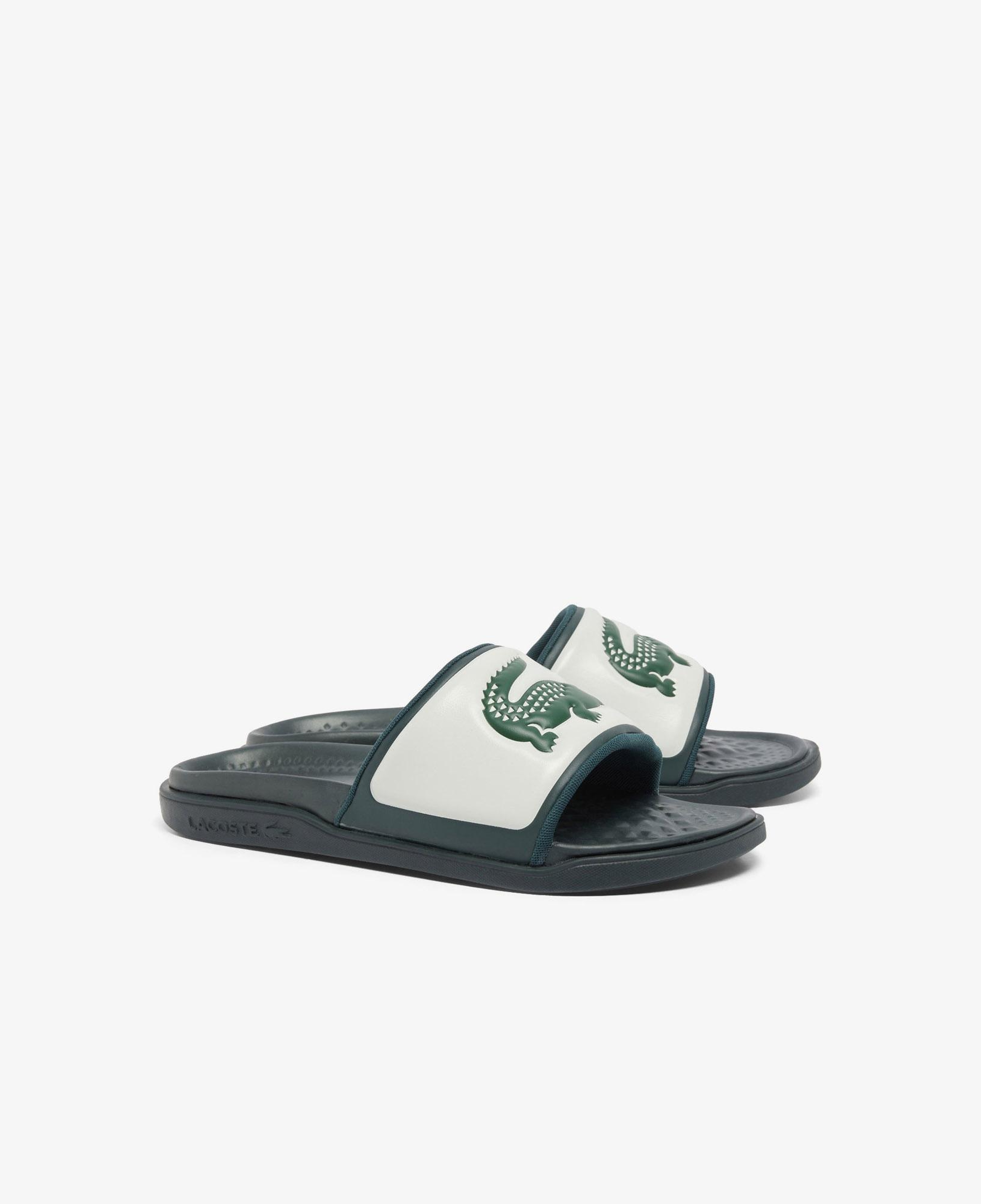 Lacoste Serve Slide Dual Erkek Yeşil Terlik