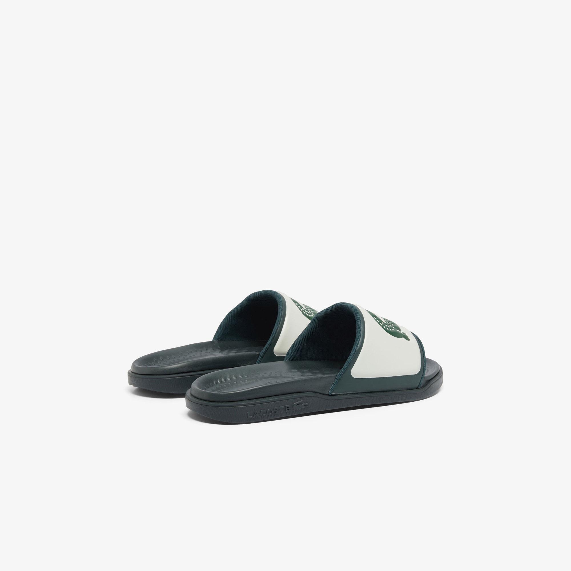 Lacoste Serve Slide Dual Erkek Yeşil Terlik