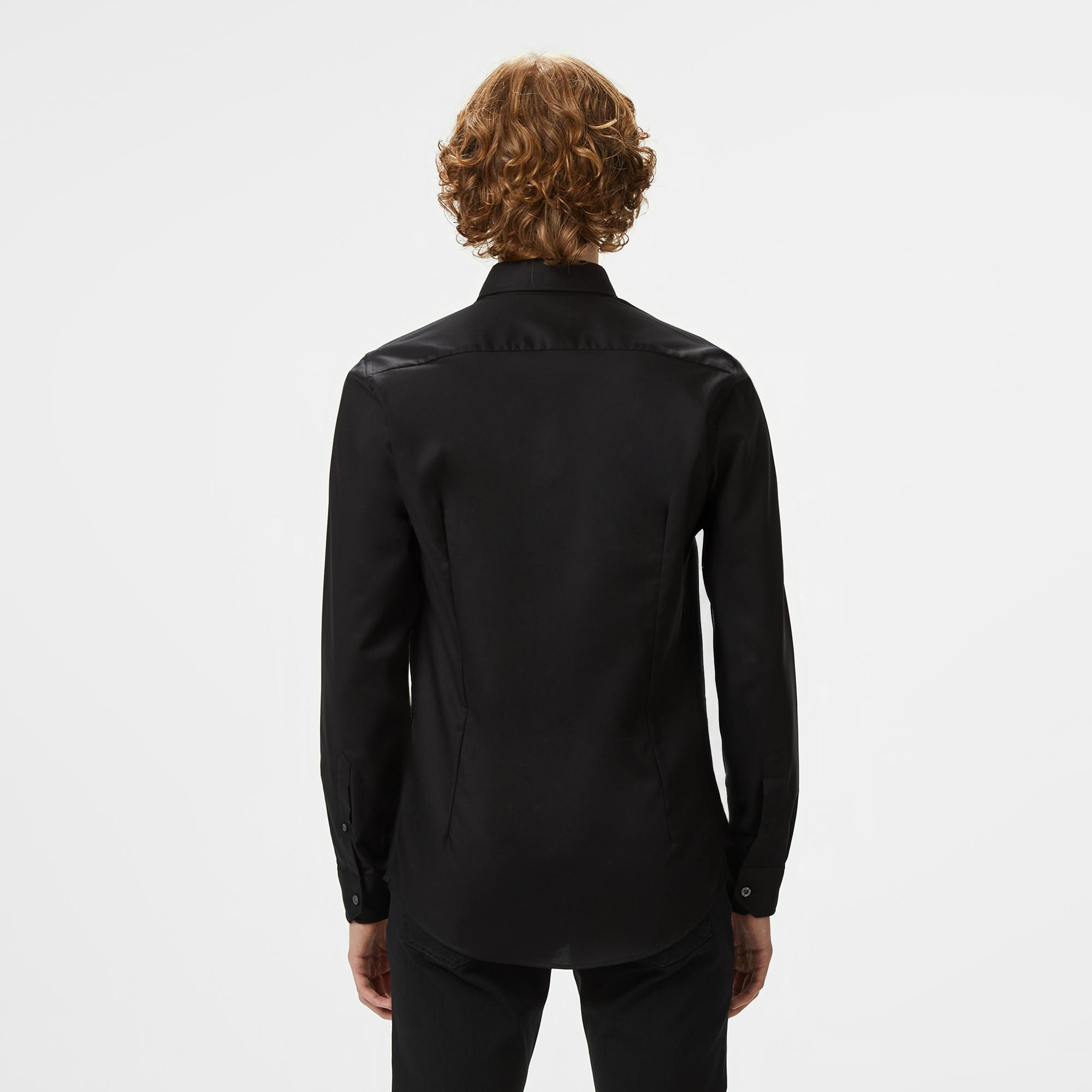 Lacoste Erkek Slim Fit Siyah Gömlek