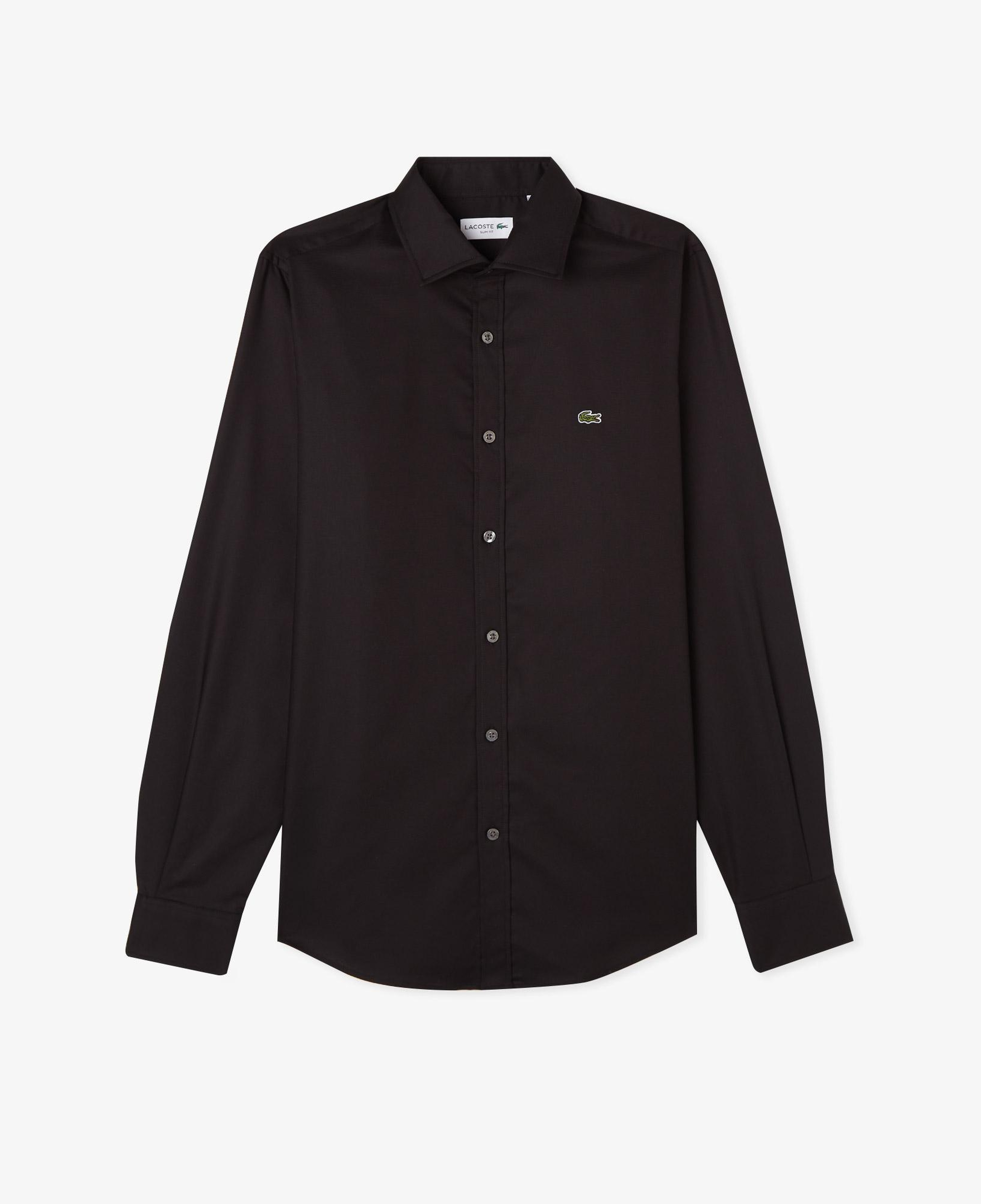 Lacoste Erkek Slim Fit Siyah Gömlek