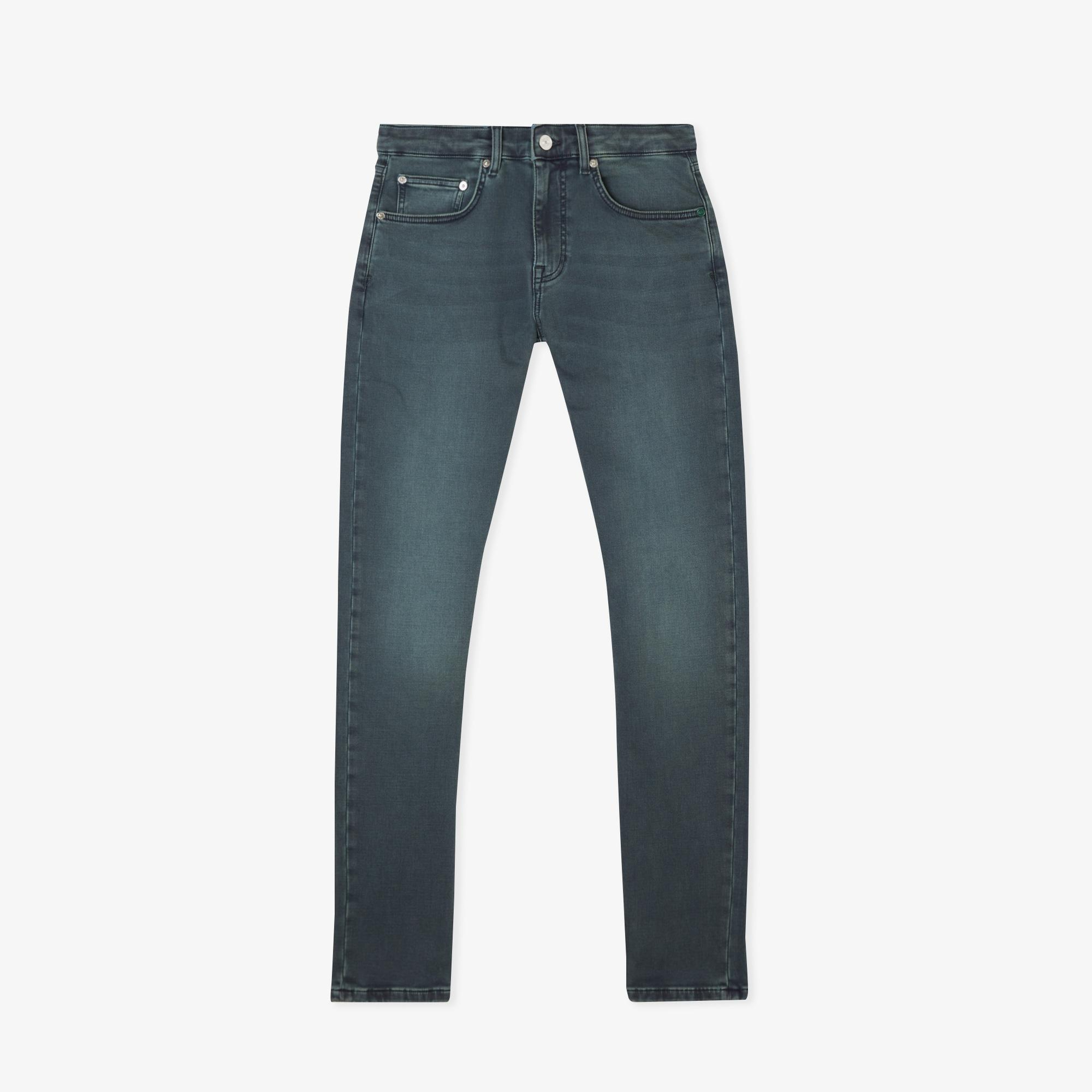Lacoste Erkek Slim Fit Denim Lacivert Jean Pantolon