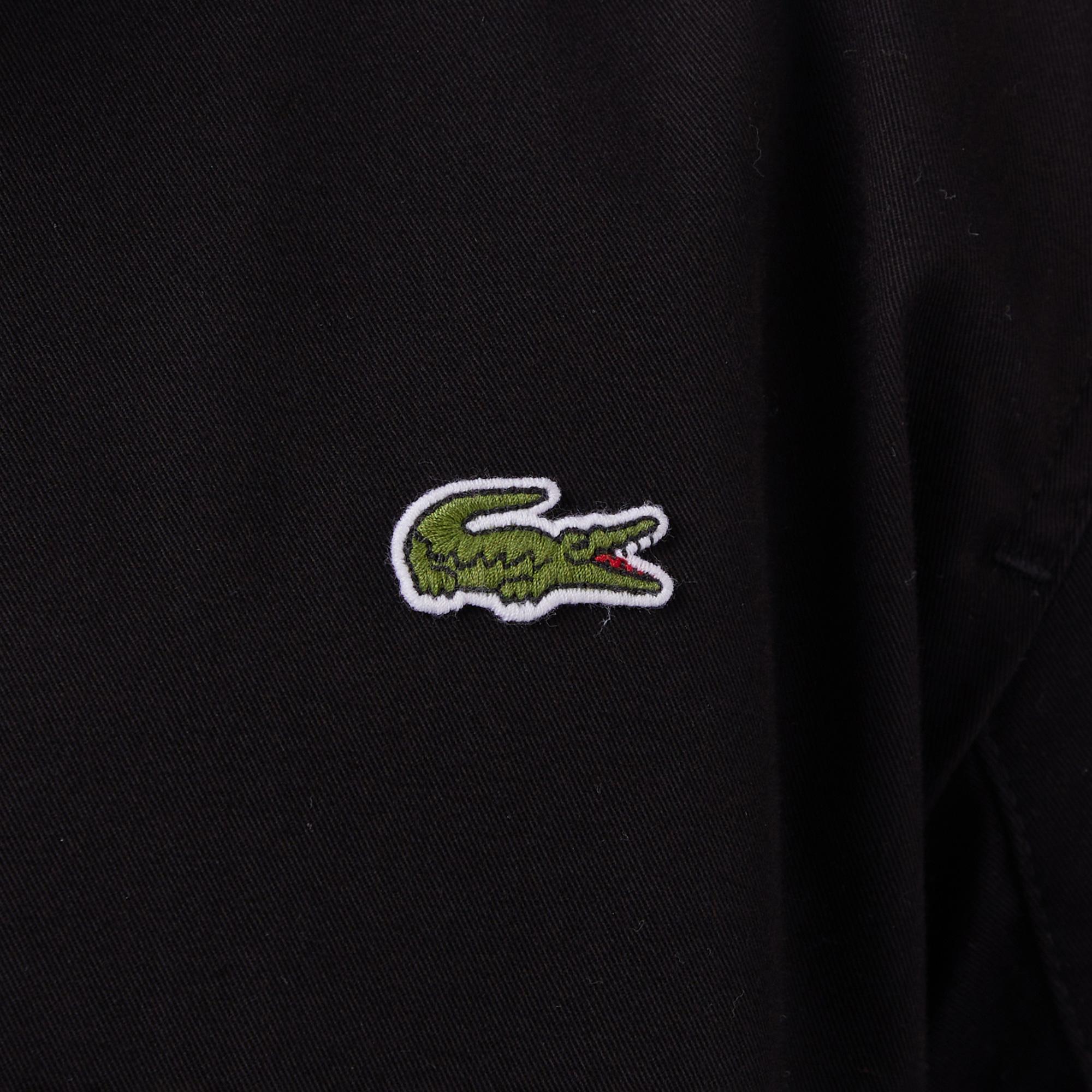 Lacoste Erkek Gömlek Yaka Siyah Ceket