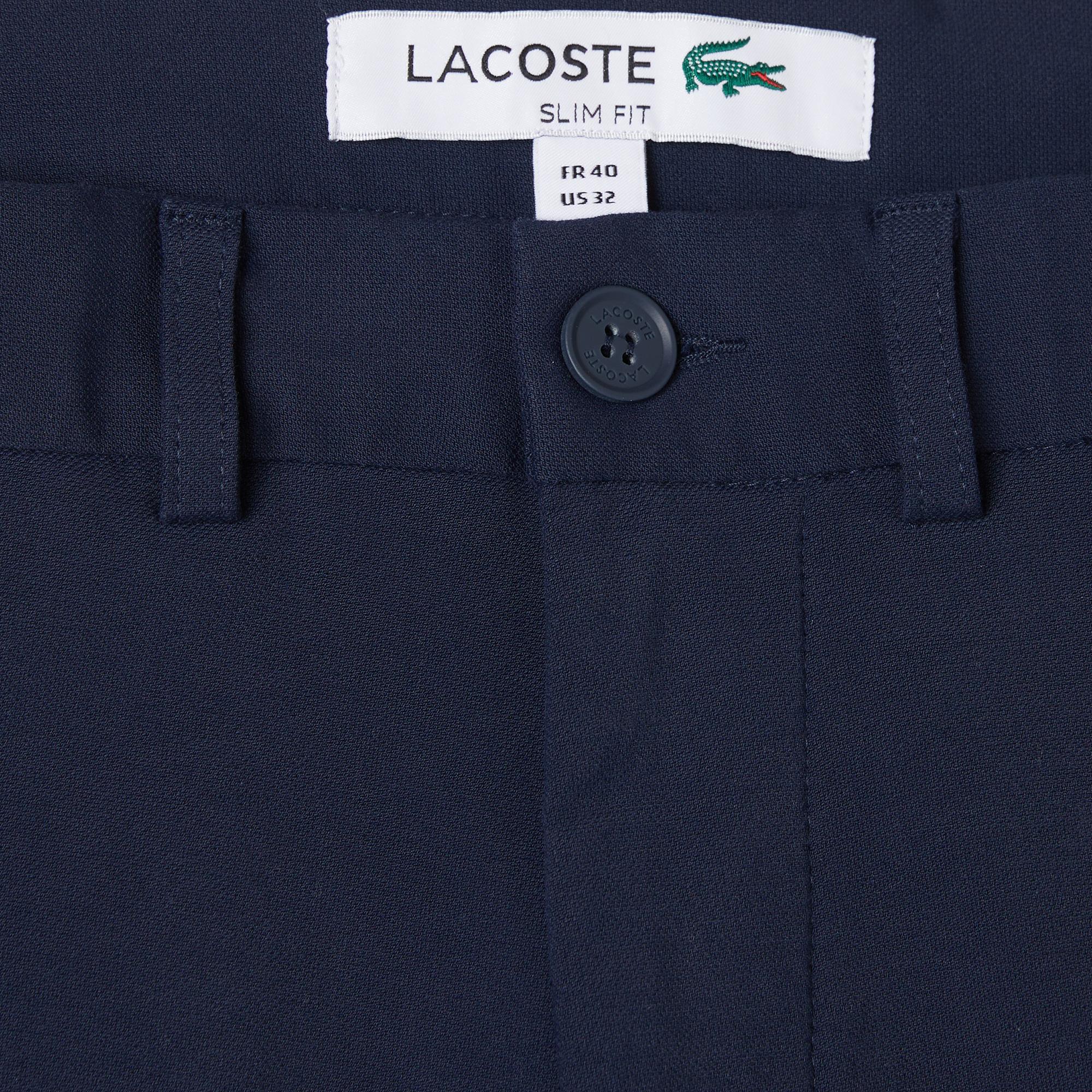 Lacoste Erkek Slim Fit Lacivert Chino Pantolon