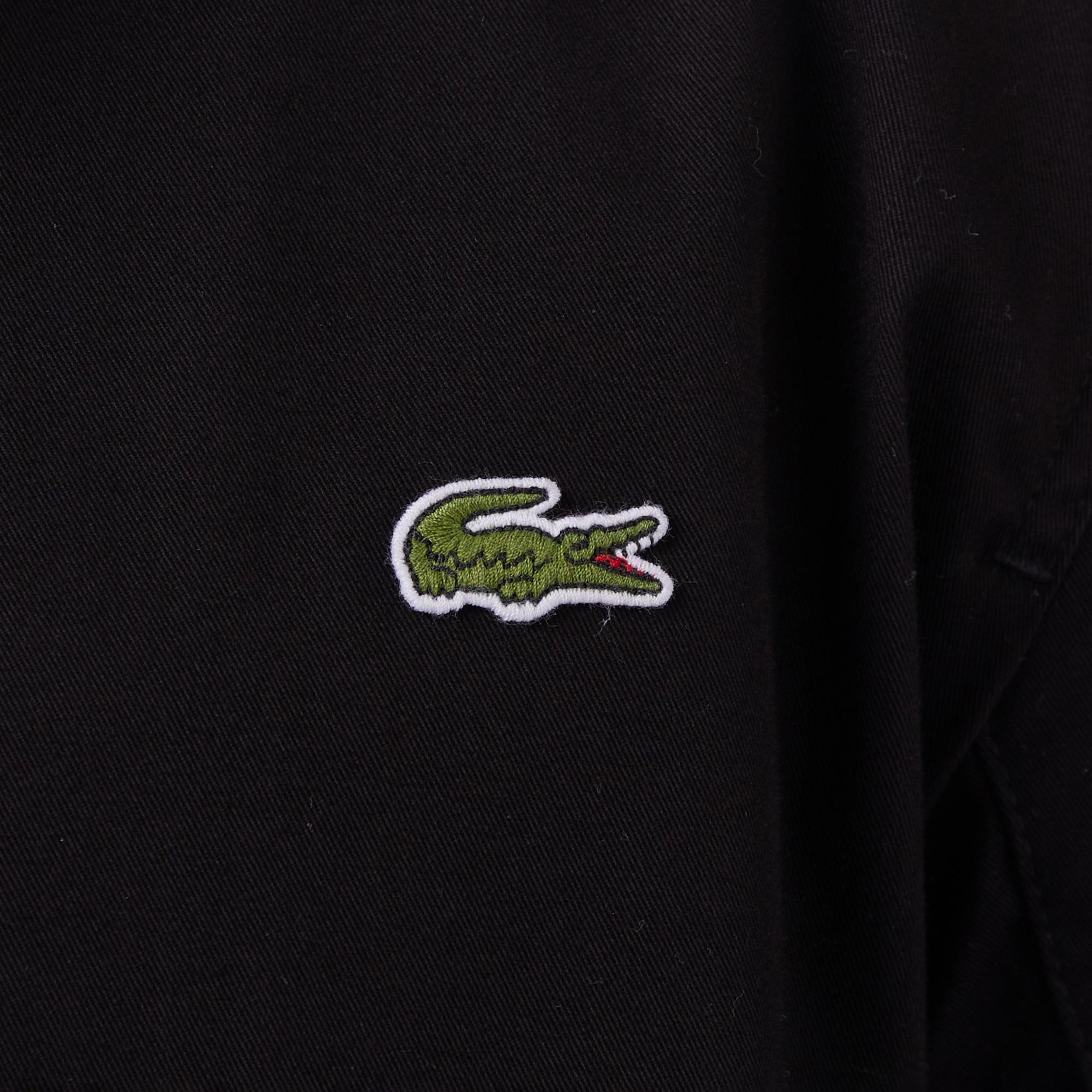 Lacoste Erkek Gömlek Yaka Siyah Ceket