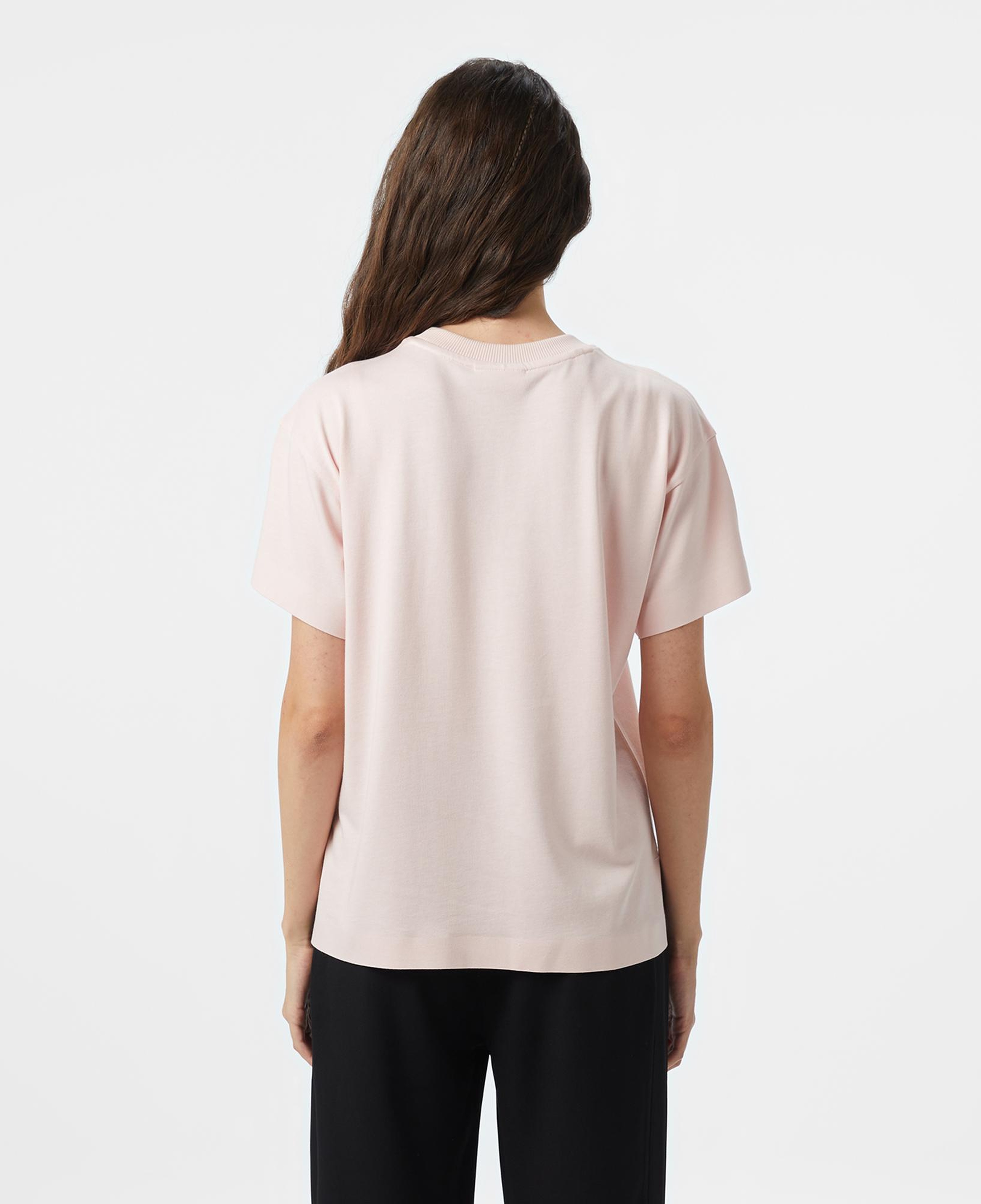 Lacoste Kadın Loose Fit Bisiklet Yaka Pembe T-Shirt