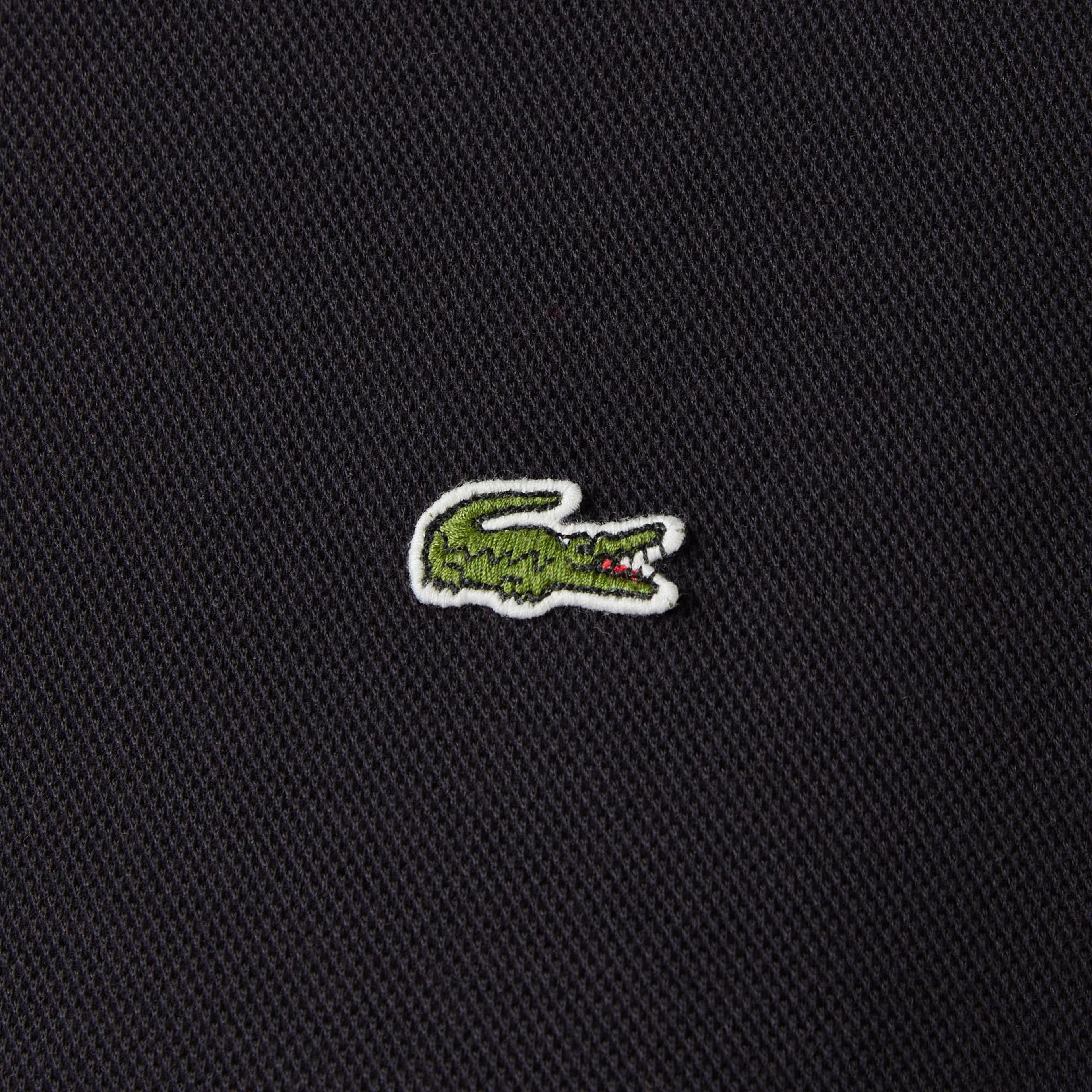 Lacoste Kadın Relaxed Fit Bisiklet Yaka Lacivert Sweatshirt