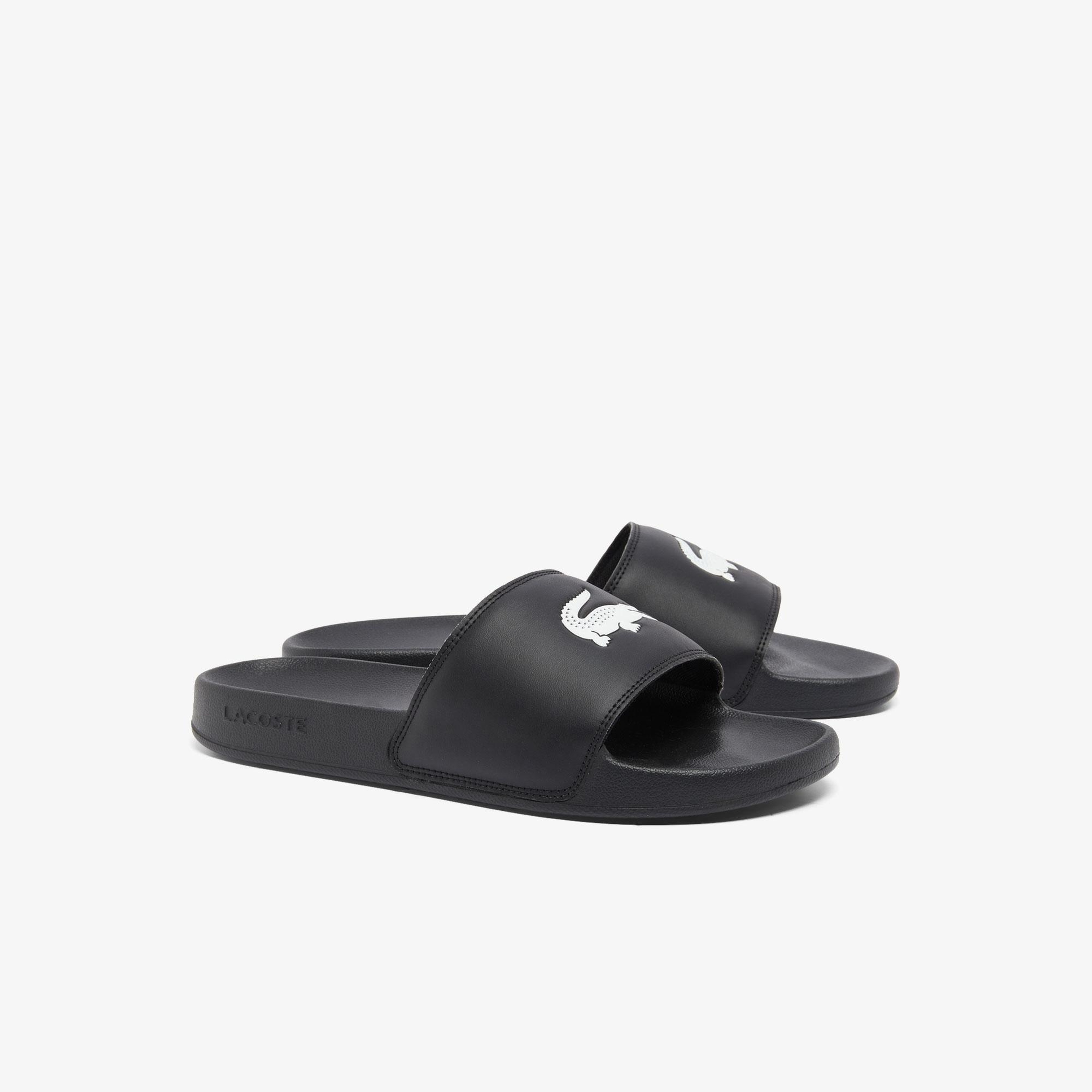 Lacoste Serve Slide Erkek Siyah Terlik