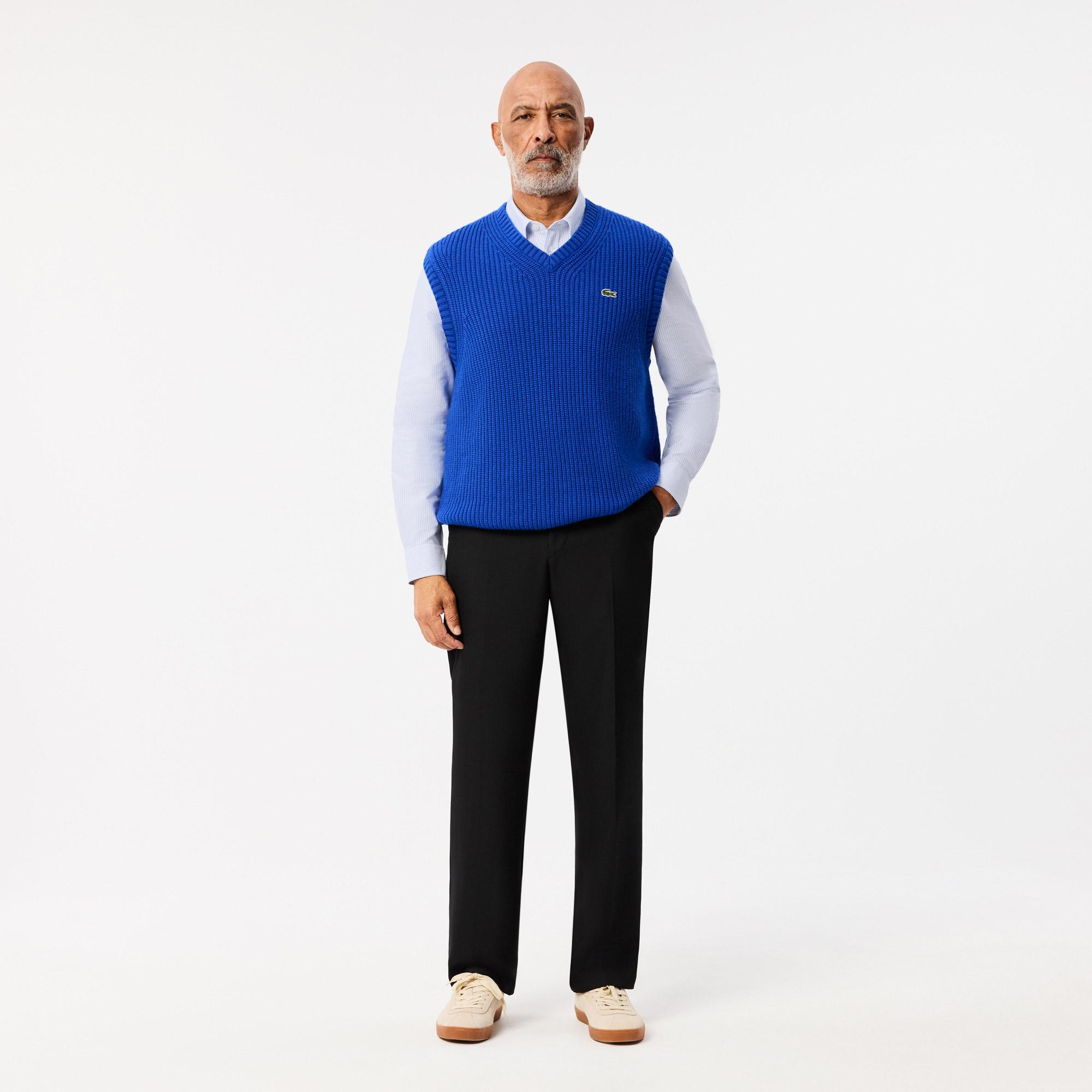 Lacoste Erkek Regular Fit Çizgili Açık Mavi Gömlek