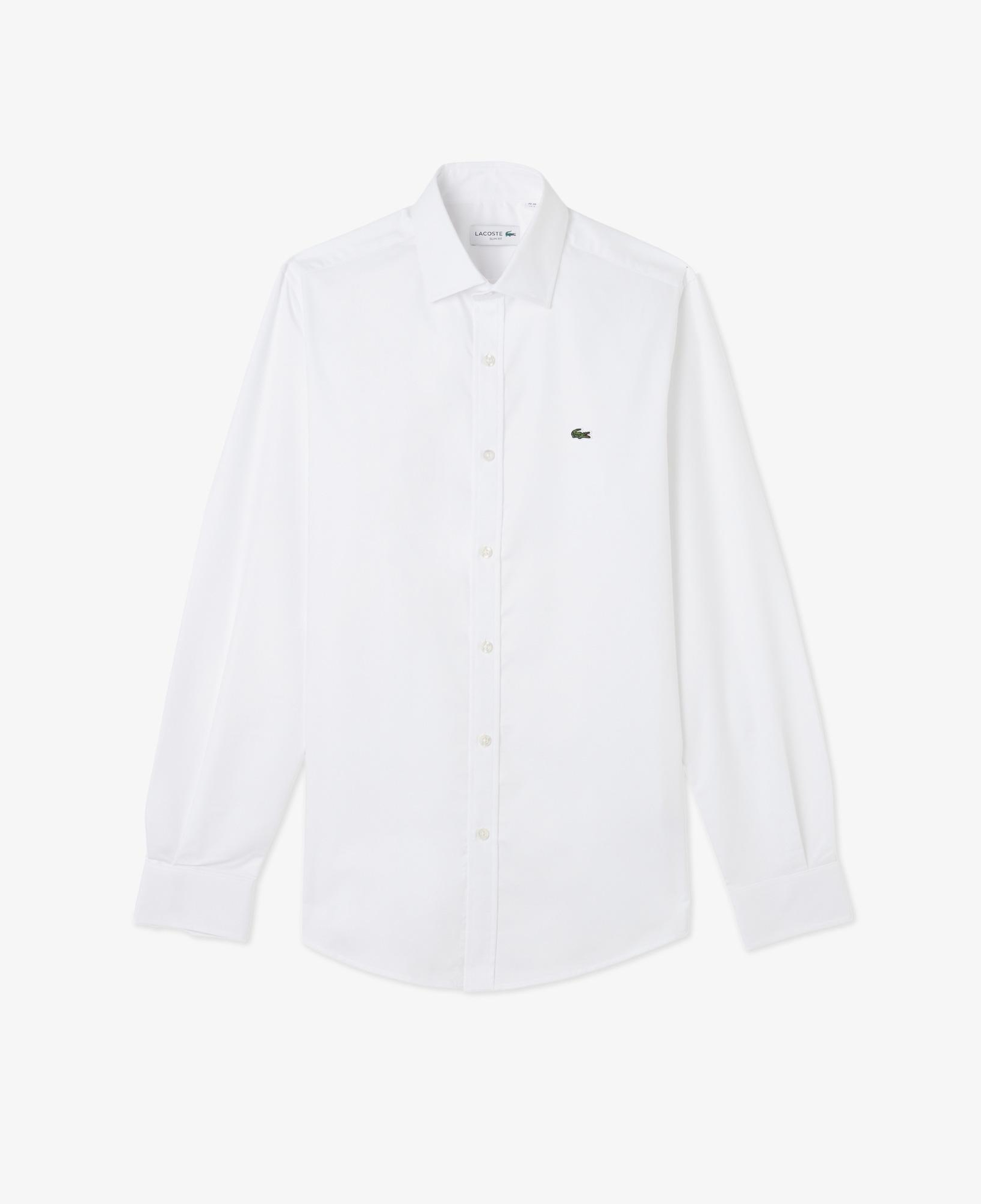 Lacoste Erkek Slim Fit Beyaz Gömlek